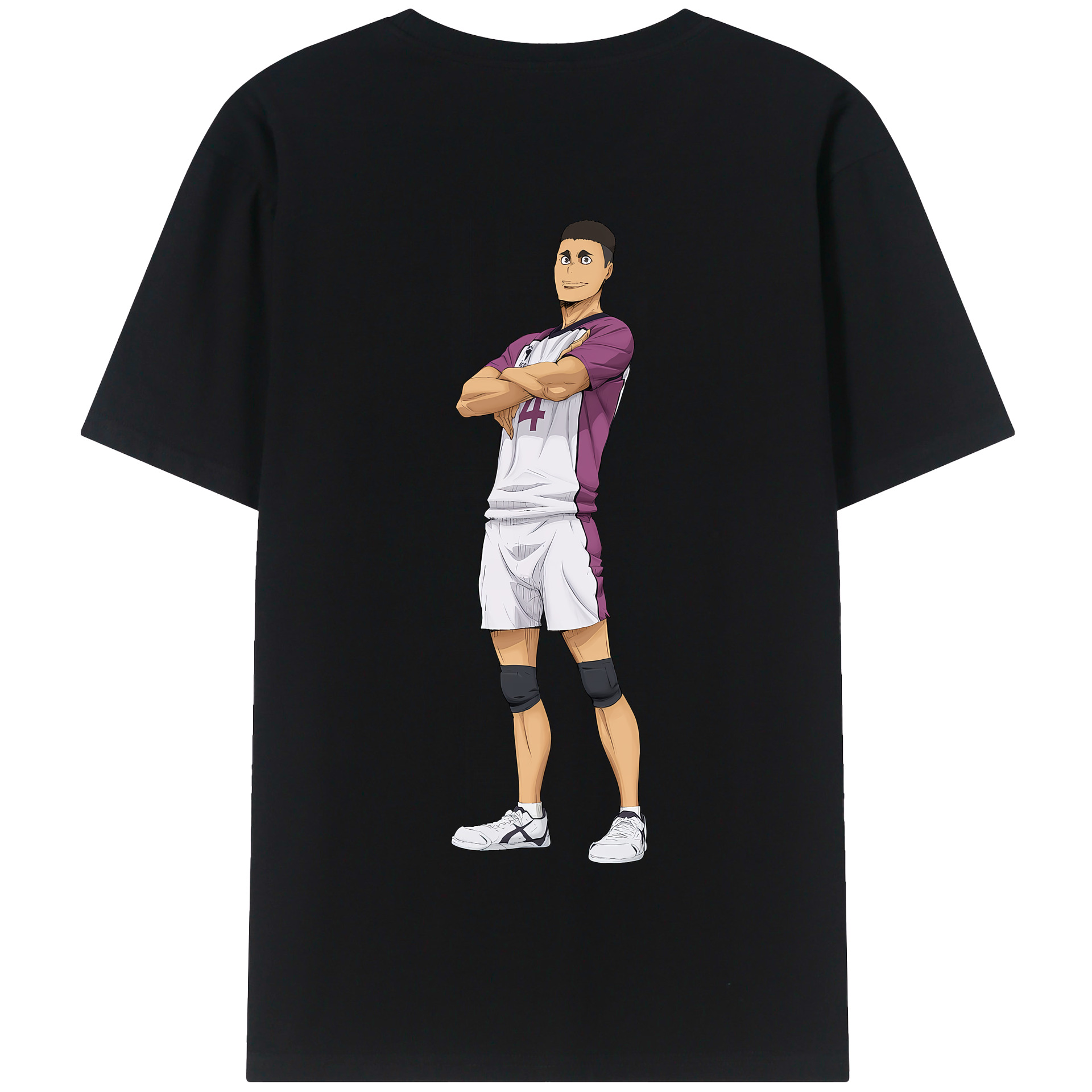 （画像用） ハイキュー!! Haikyu!! 綿100％半袖Tシャツ（背面プリント）
