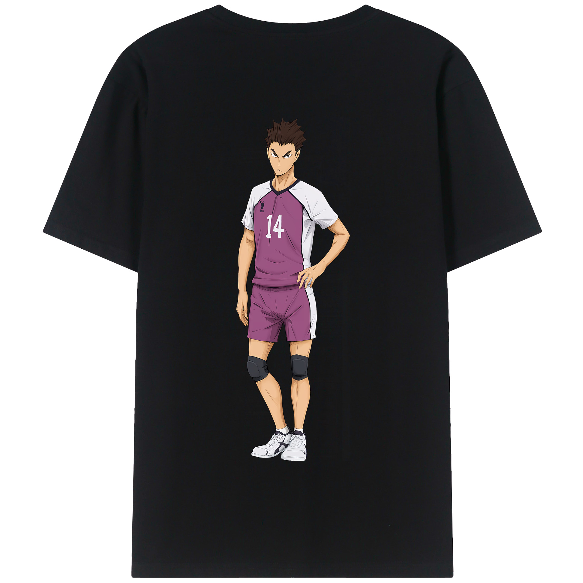（画像用） ハイキュー!! Haikyu!! 綿100％半袖Tシャツ（背面プリント）