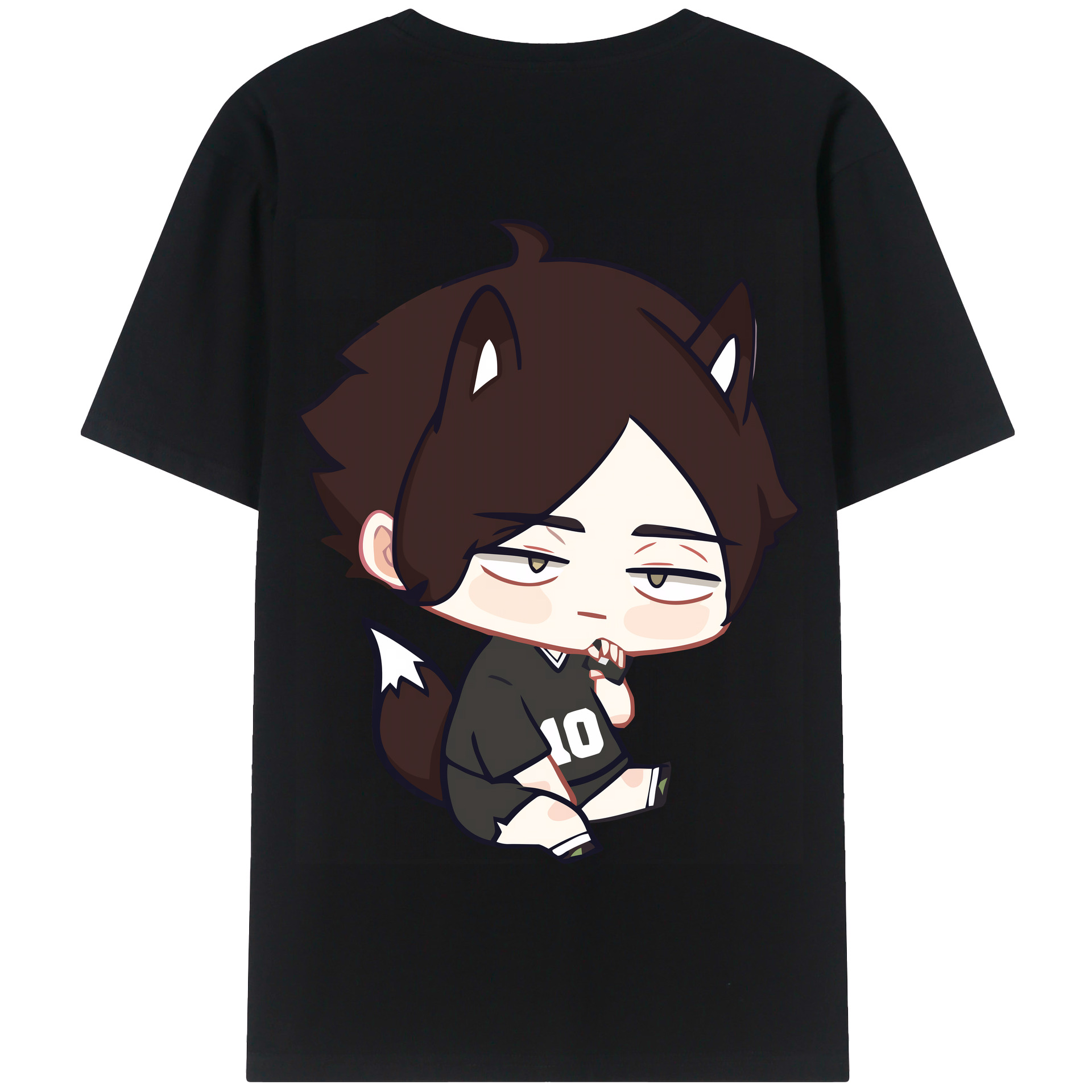 （画像用） ハイキュー!! Haikyu!! 綿100％半袖Tシャツ（背面プリント）