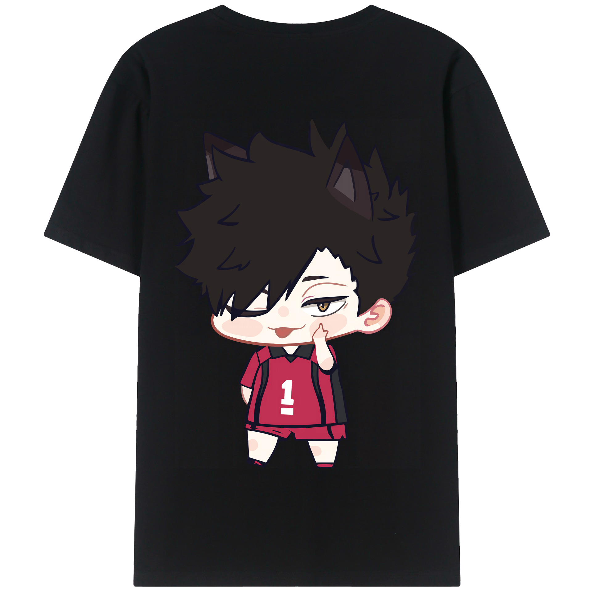 （画像用） ハイキュー!! Haikyu!! 綿100％半袖Tシャツ（背面プリント）