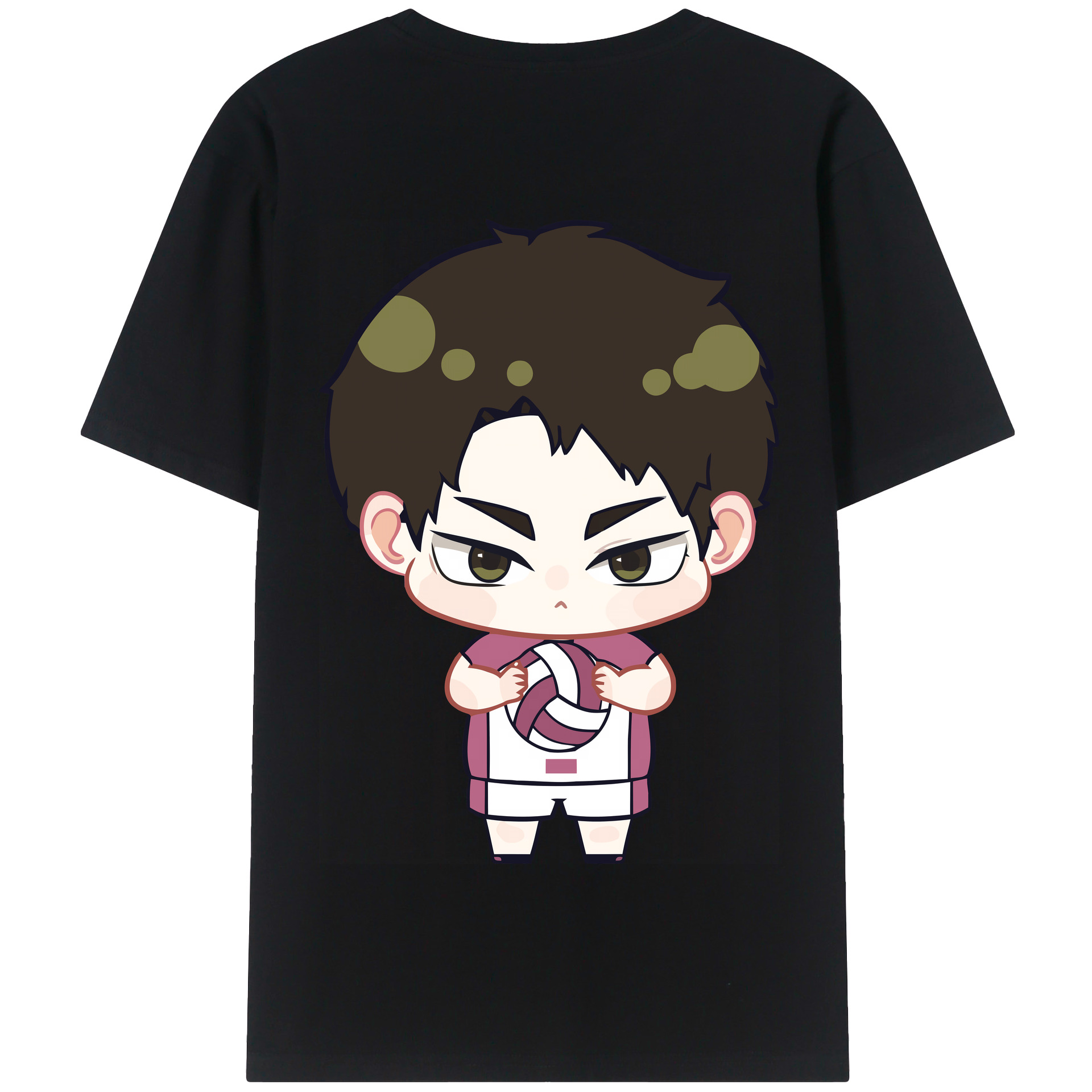 （画像用） ハイキュー!! Haikyu!! 綿100％半袖Tシャツ（背面プリント）