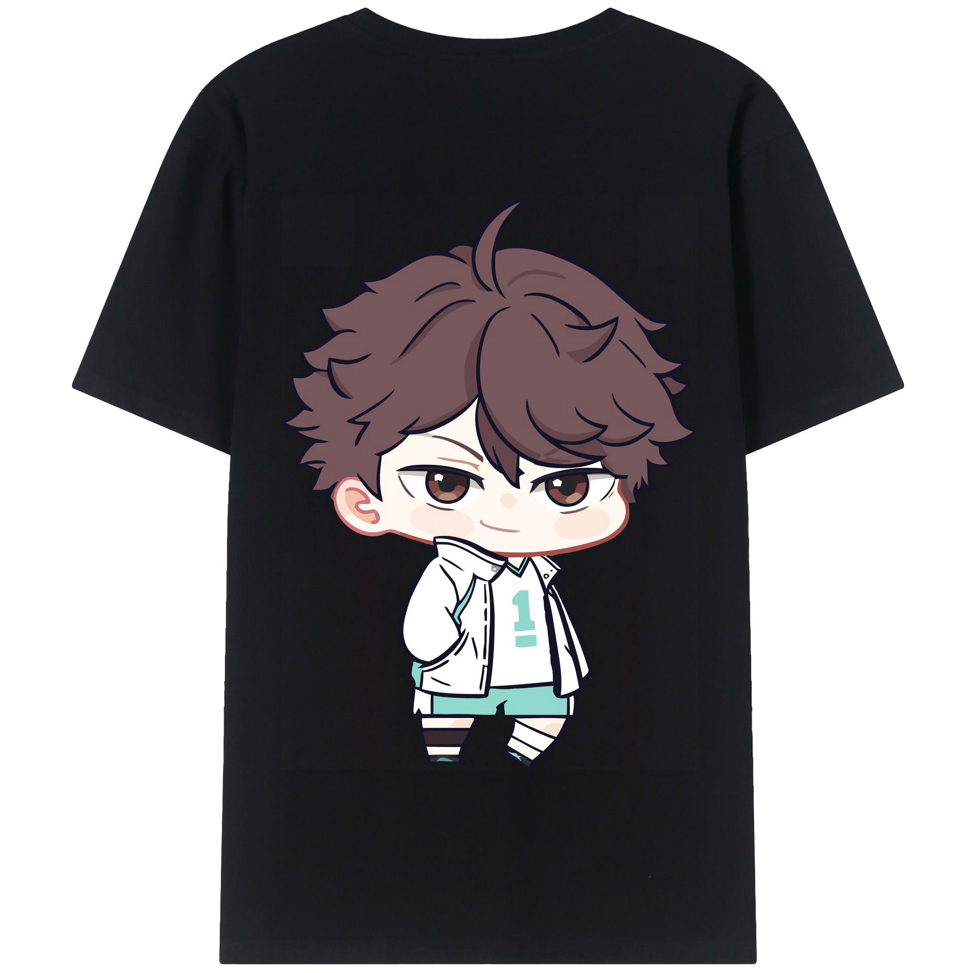 （画像用） ハイキュー!! Haikyu!! 綿100％半袖Tシャツ（背面プリント）