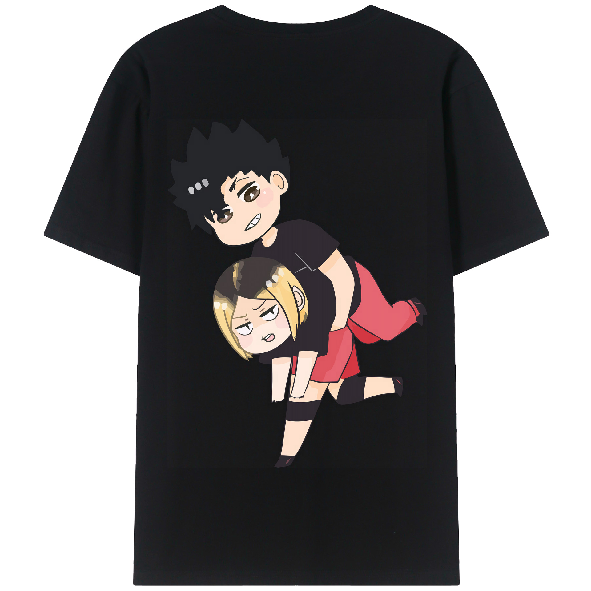 （画像用） ハイキュー!! Haikyu!! 綿100％半袖Tシャツ（背面プリント）
