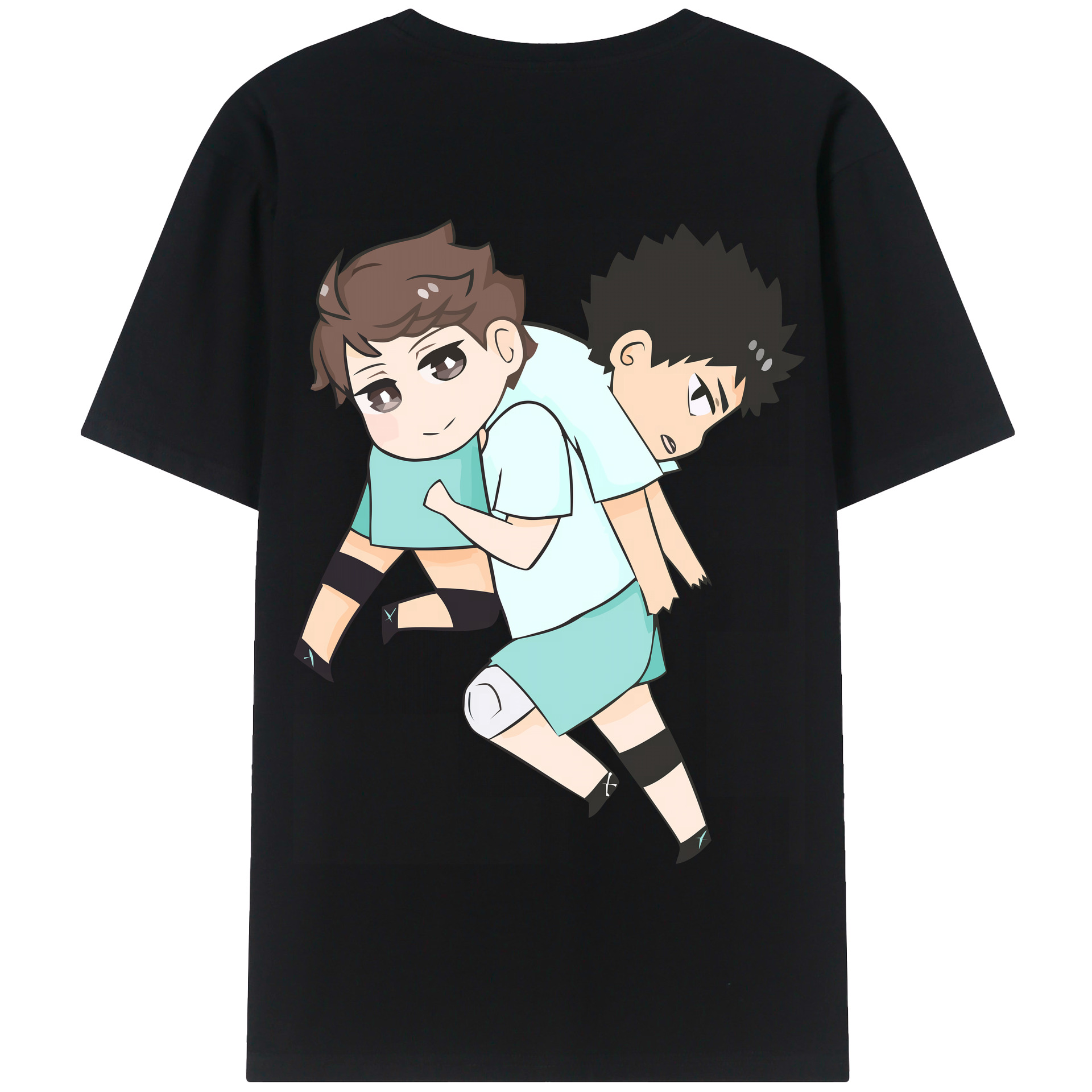 （画像用） ハイキュー!! Haikyu!! 綿100％半袖Tシャツ（背面プリント）