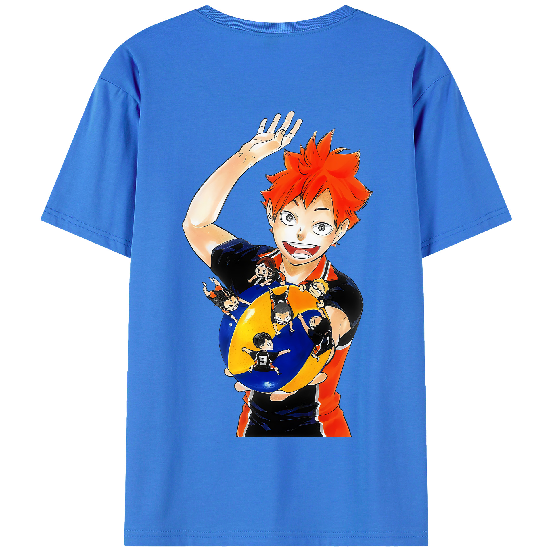 （画像用） ハイキュー!! Haikyu!! 綿100％半袖Tシャツ（背面プリント）