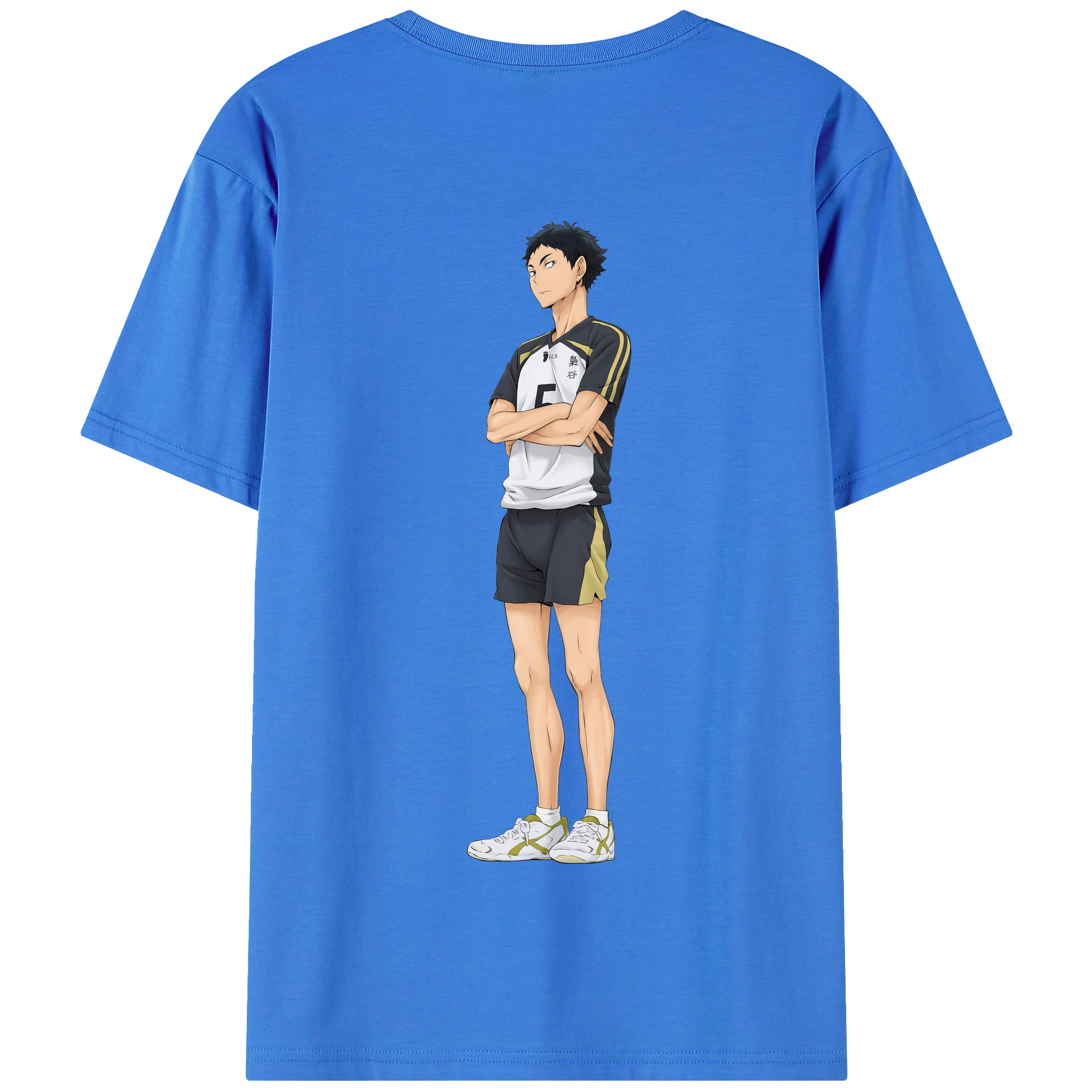 （画像用） ハイキュー!! Haikyu!! 綿100％半袖Tシャツ（背面プリント）
