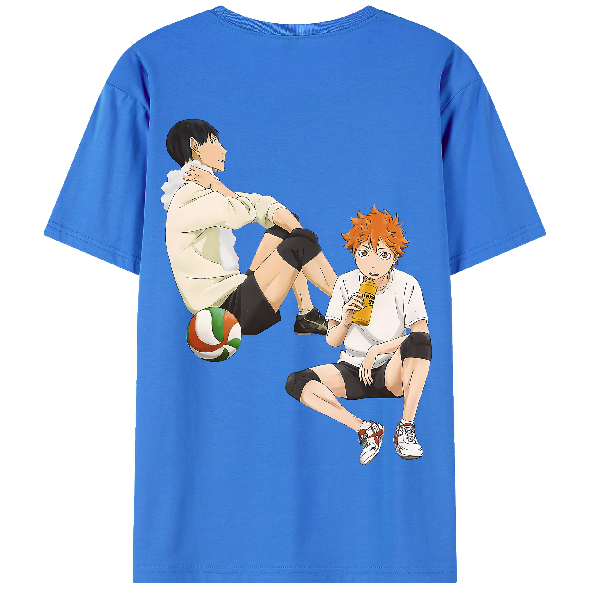 （画像用） ハイキュー!! Haikyu!! 綿100％半袖Tシャツ（背面プリント）