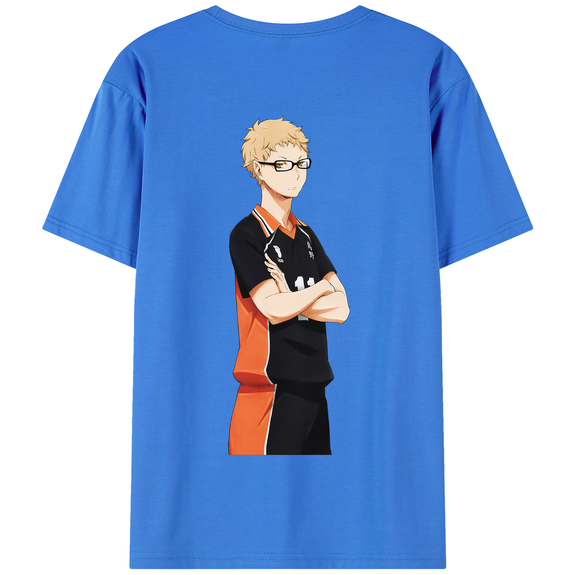 （画像用） ハイキュー!! Haikyu!! 綿100％半袖Tシャツ（背面プリント）