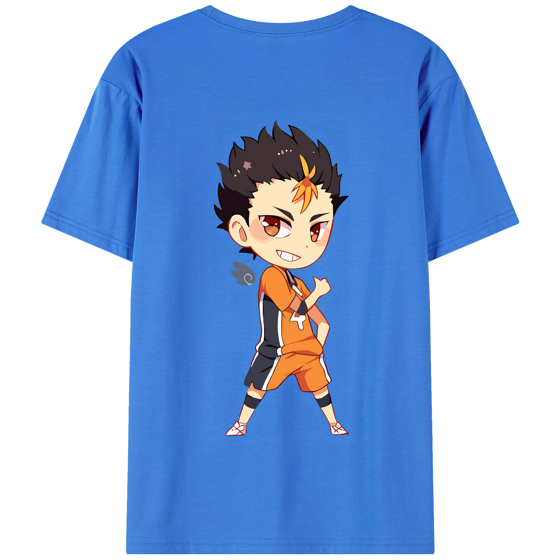 （画像用） ハイキュー!! Haikyu!! 綿100％半袖Tシャツ（背面プリント）