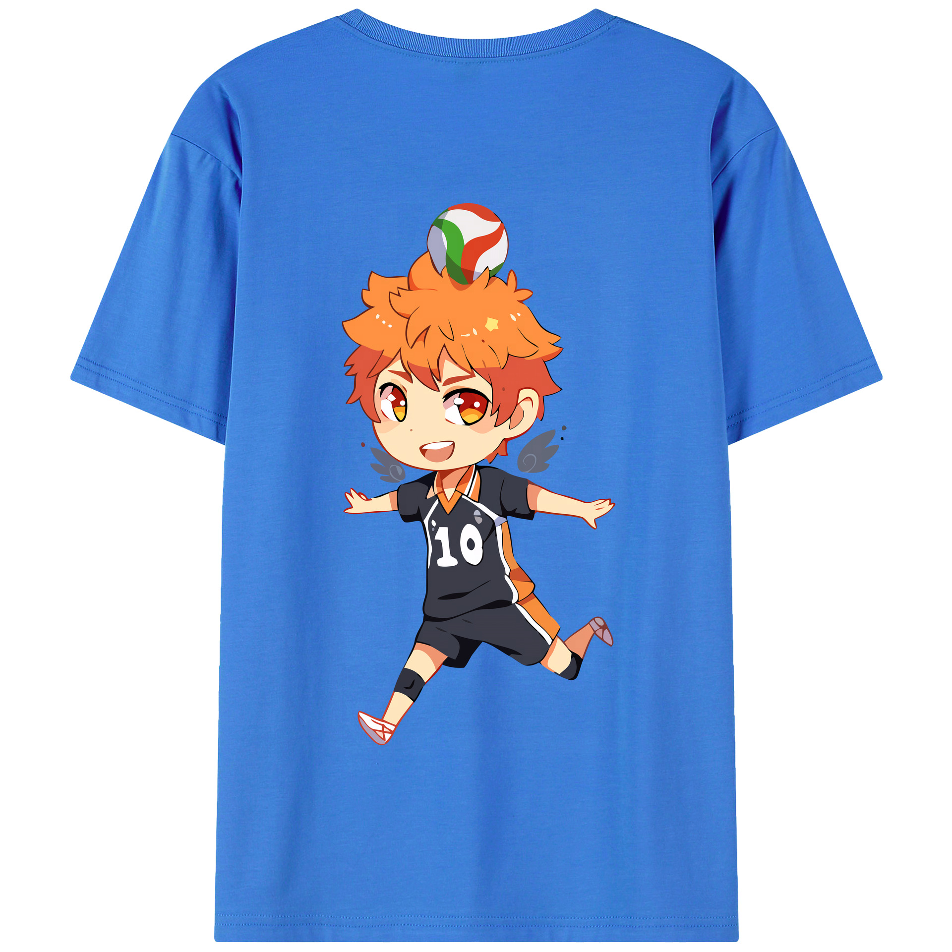 （画像用） ハイキュー!! Haikyu!! 綿100％半袖Tシャツ（背面プリント）