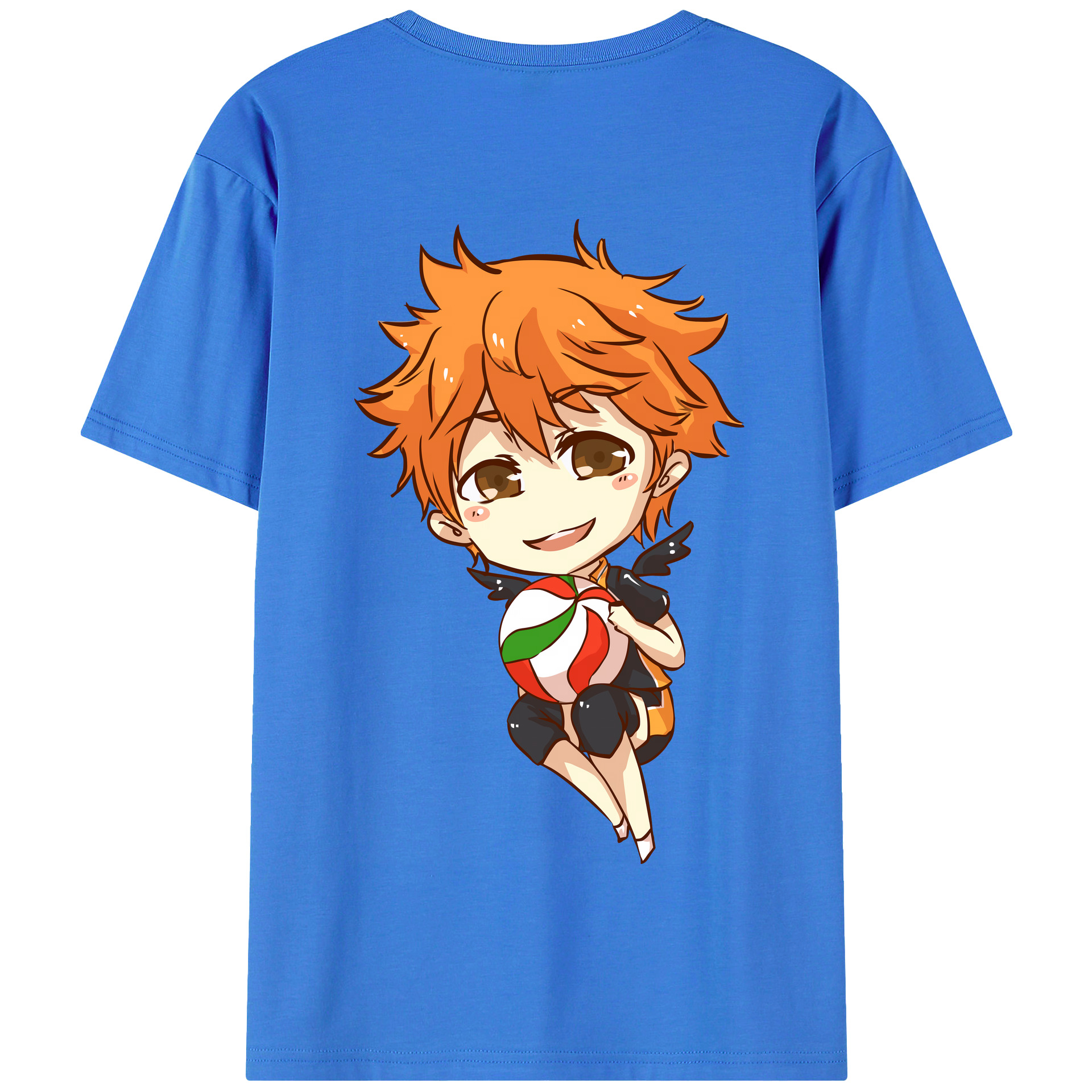 （画像用） ハイキュー!! Haikyu!! 綿100％半袖Tシャツ（背面プリント）