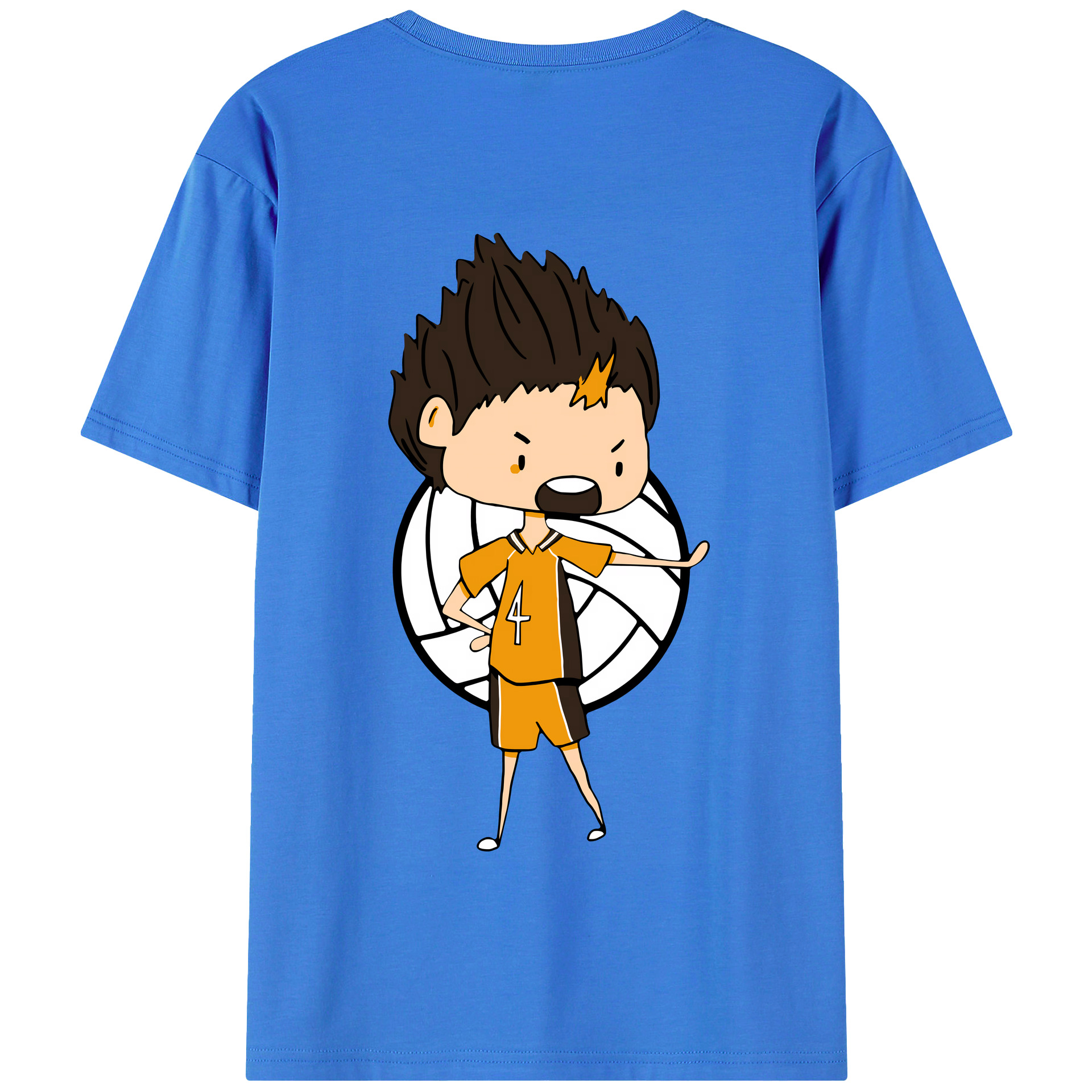 （画像用） ハイキュー!! Haikyu!! 綿100％半袖Tシャツ（背面プリント）