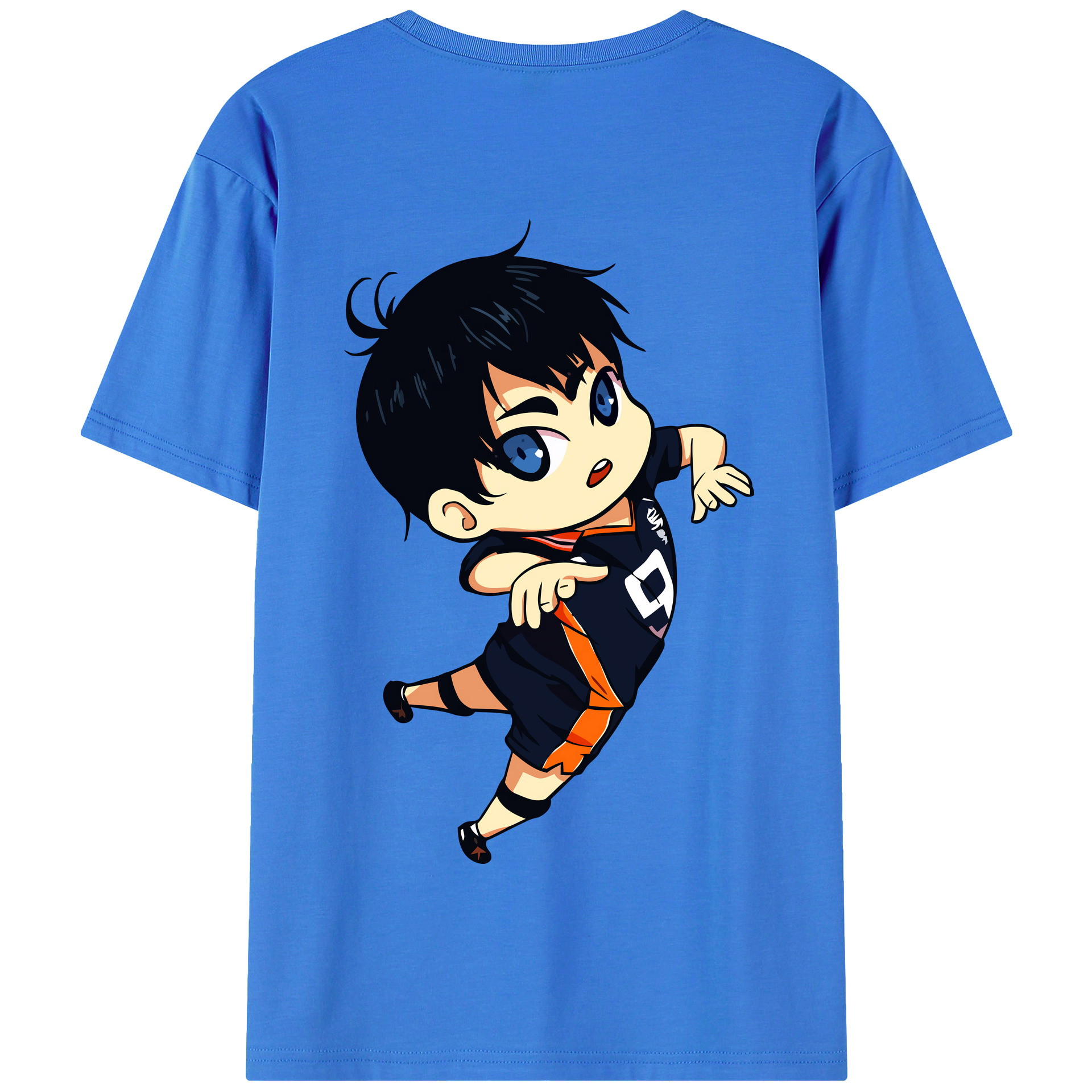 （画像用） ハイキュー!! Haikyu!! 綿100％半袖Tシャツ（背面プリント）