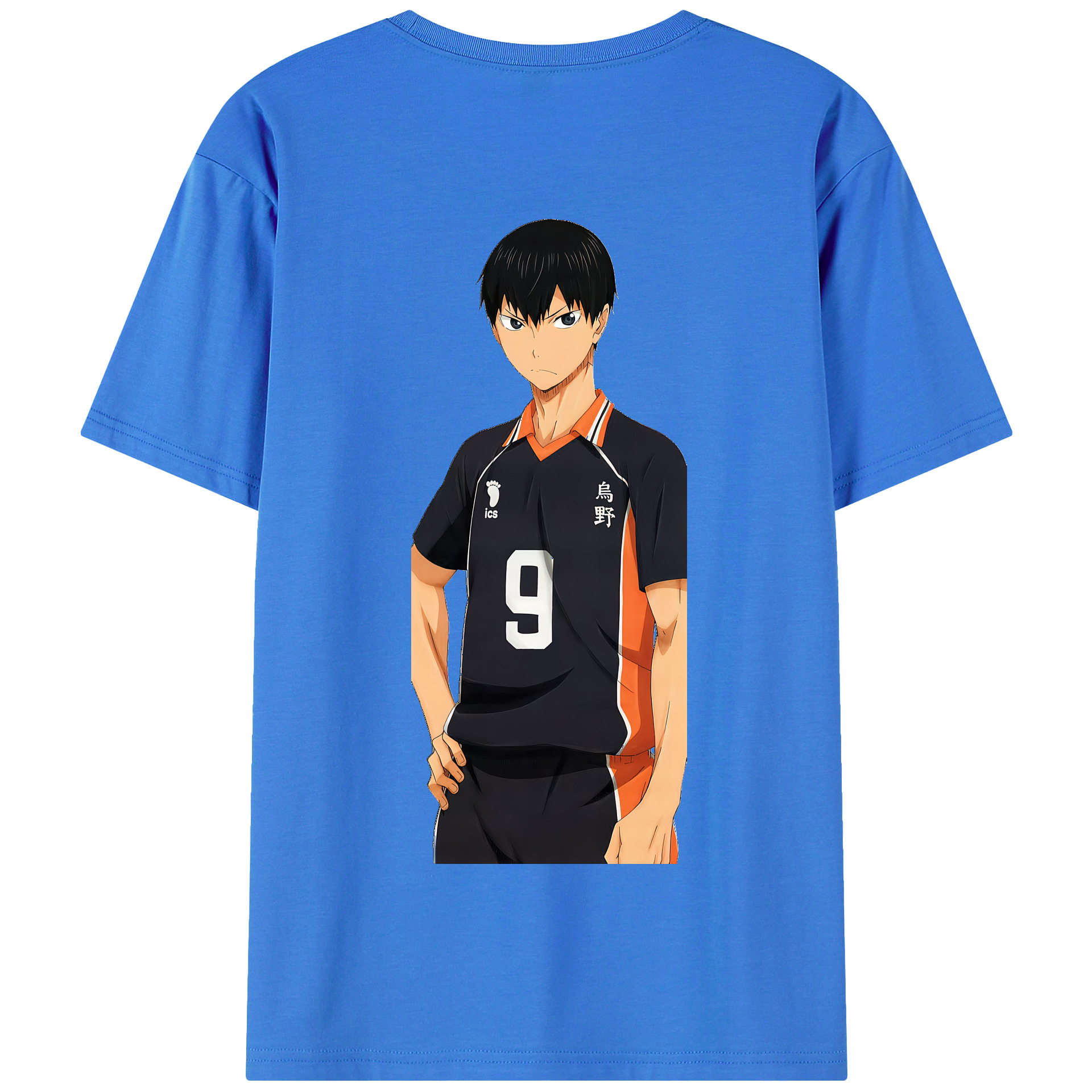 （画像用） ハイキュー!! Haikyu!! 綿100％半袖Tシャツ（背面プリント）