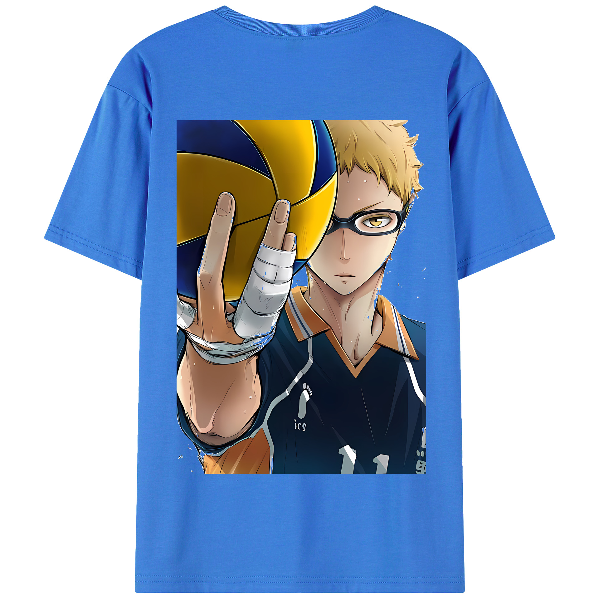 （画像用） ハイキュー!! Haikyu!! 綿100％半袖Tシャツ（背面プリント）