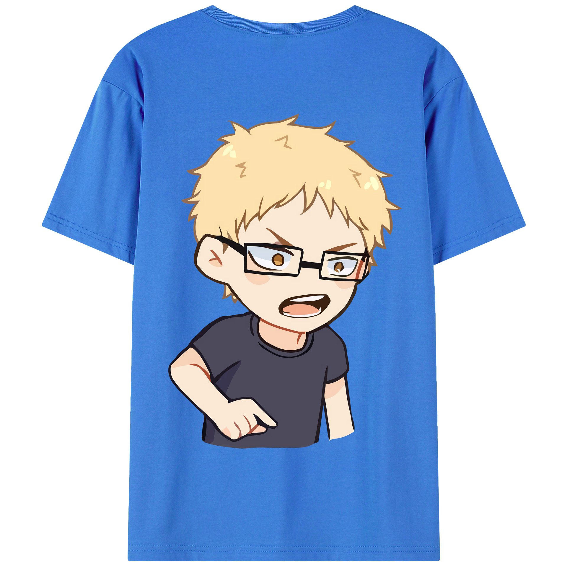 （画像用） ハイキュー!! Haikyu!! 綿100％半袖Tシャツ（背面プリント）