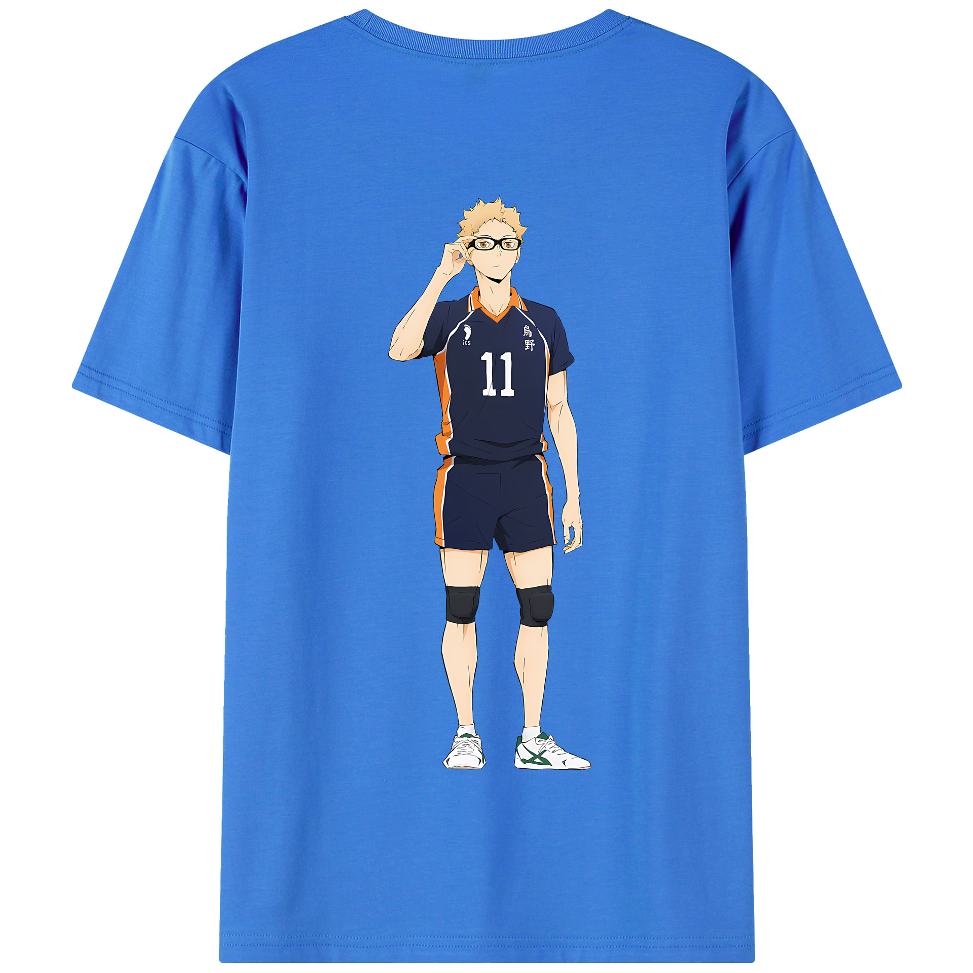 （画像用） ハイキュー!! Haikyu!! 綿100％半袖Tシャツ（背面プリント）