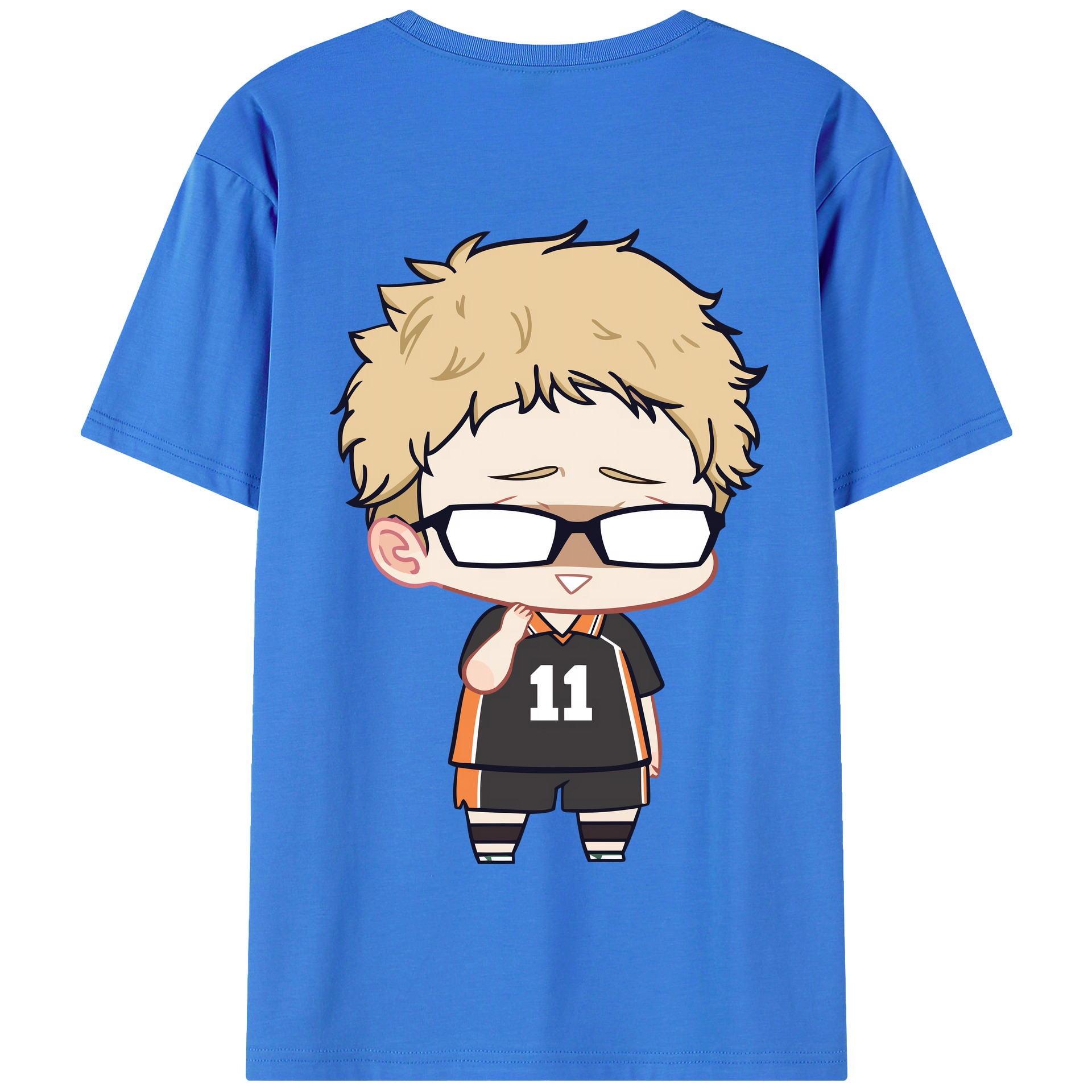 （画像用） ハイキュー!! Haikyu!! 綿100％半袖Tシャツ（背面プリント）