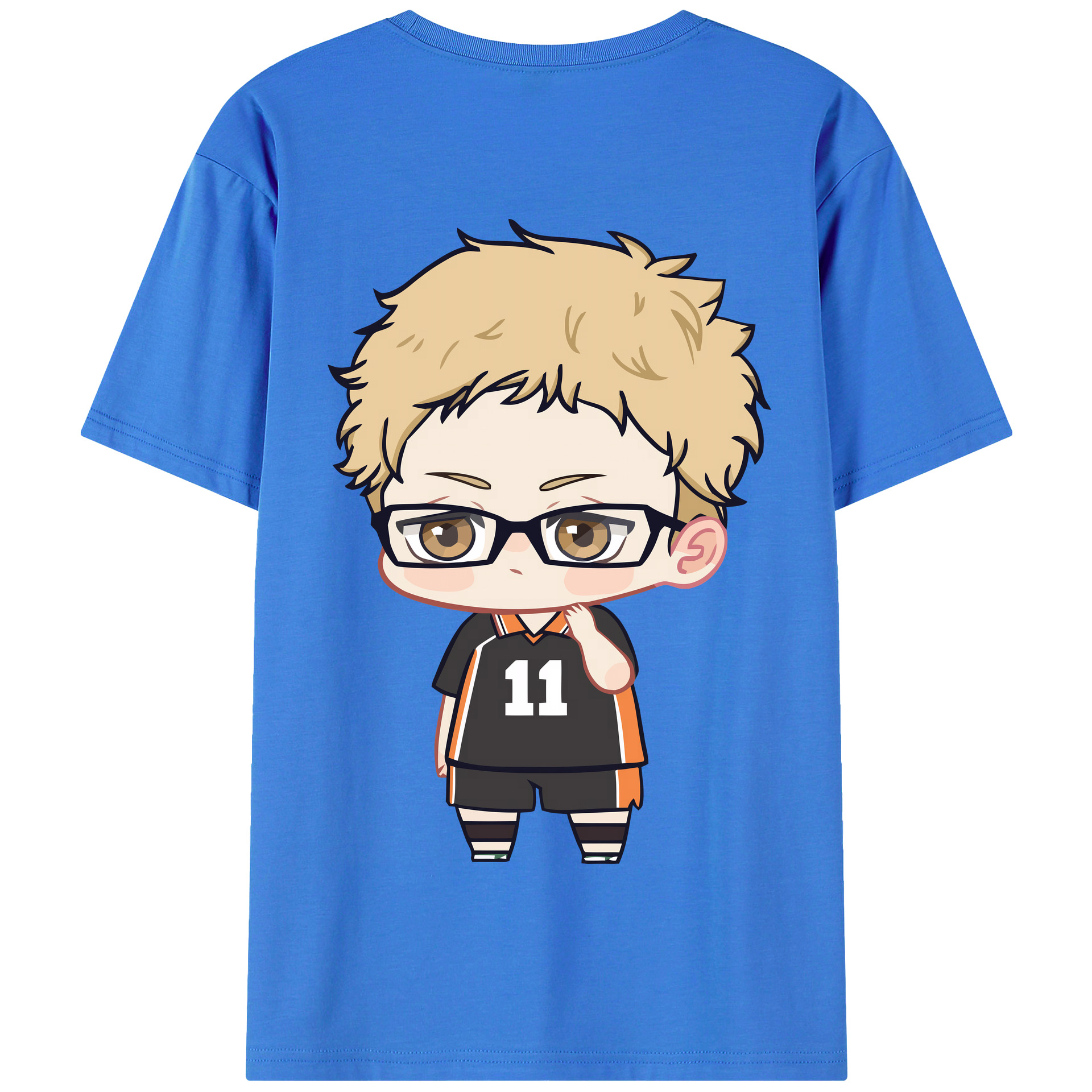 （画像用） ハイキュー!! Haikyu!! 綿100％半袖Tシャツ（背面プリント）