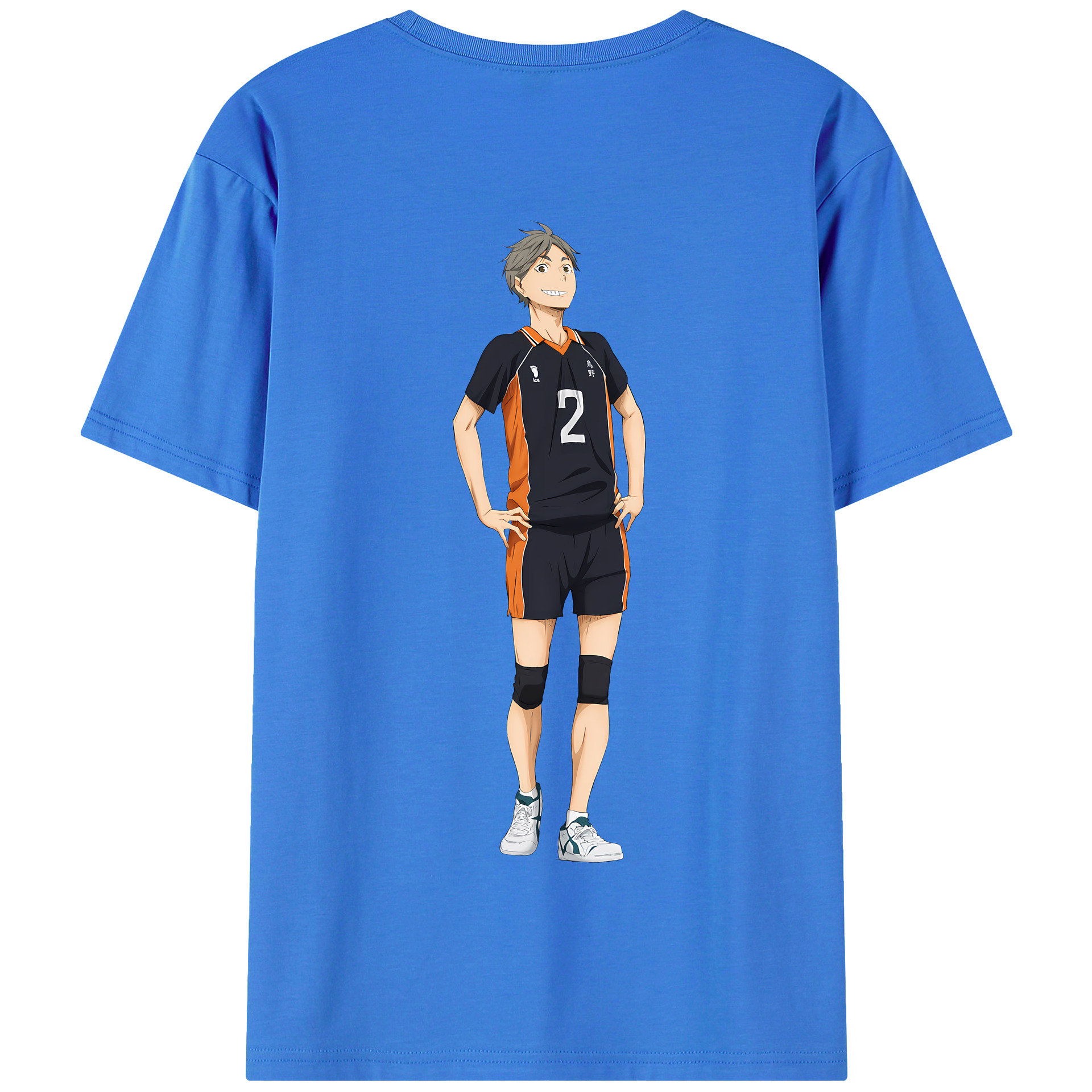 （画像用） ハイキュー!! Haikyu!! 綿100％半袖Tシャツ（背面プリント）