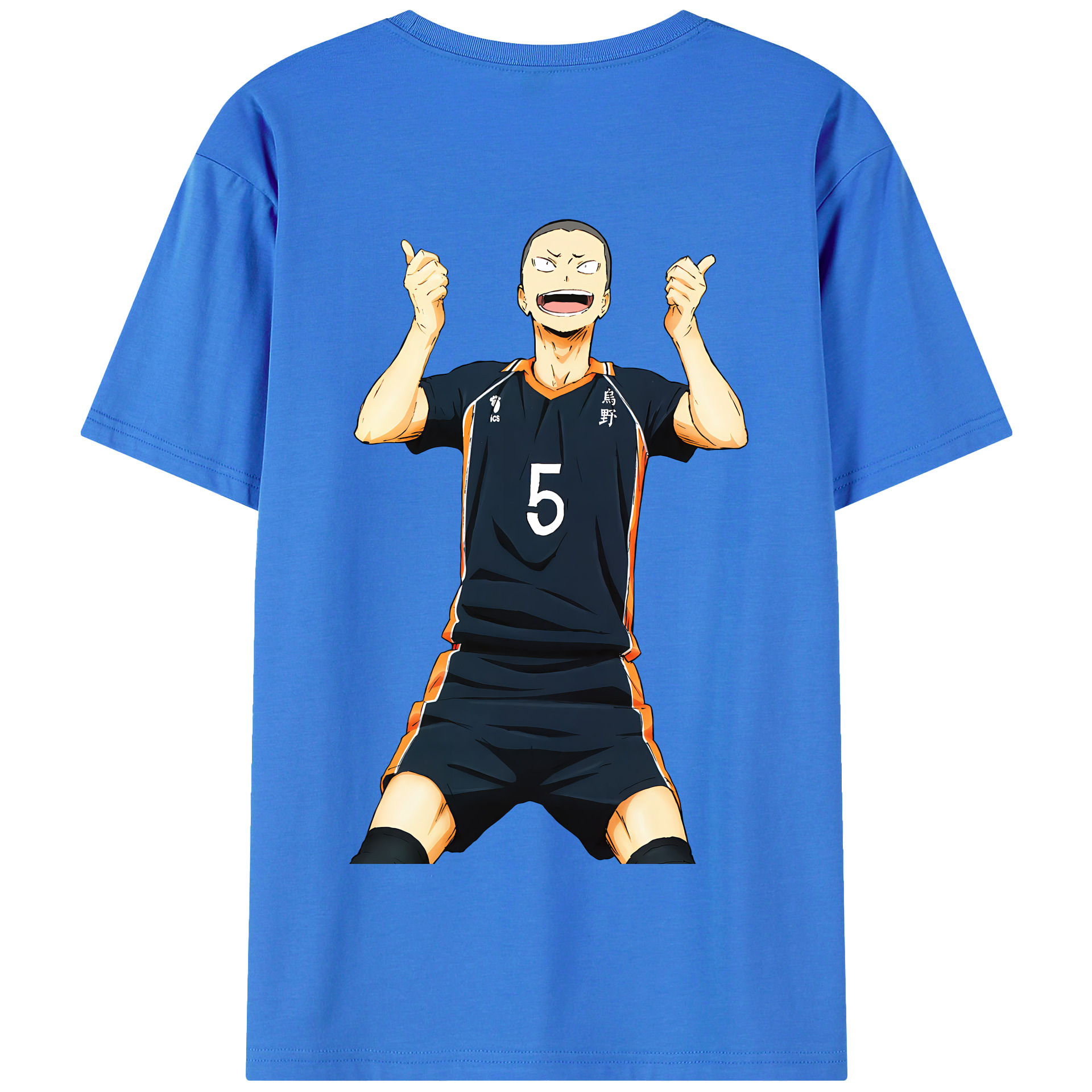 （画像用） ハイキュー!! Haikyu!! 綿100％半袖Tシャツ（背面プリント）