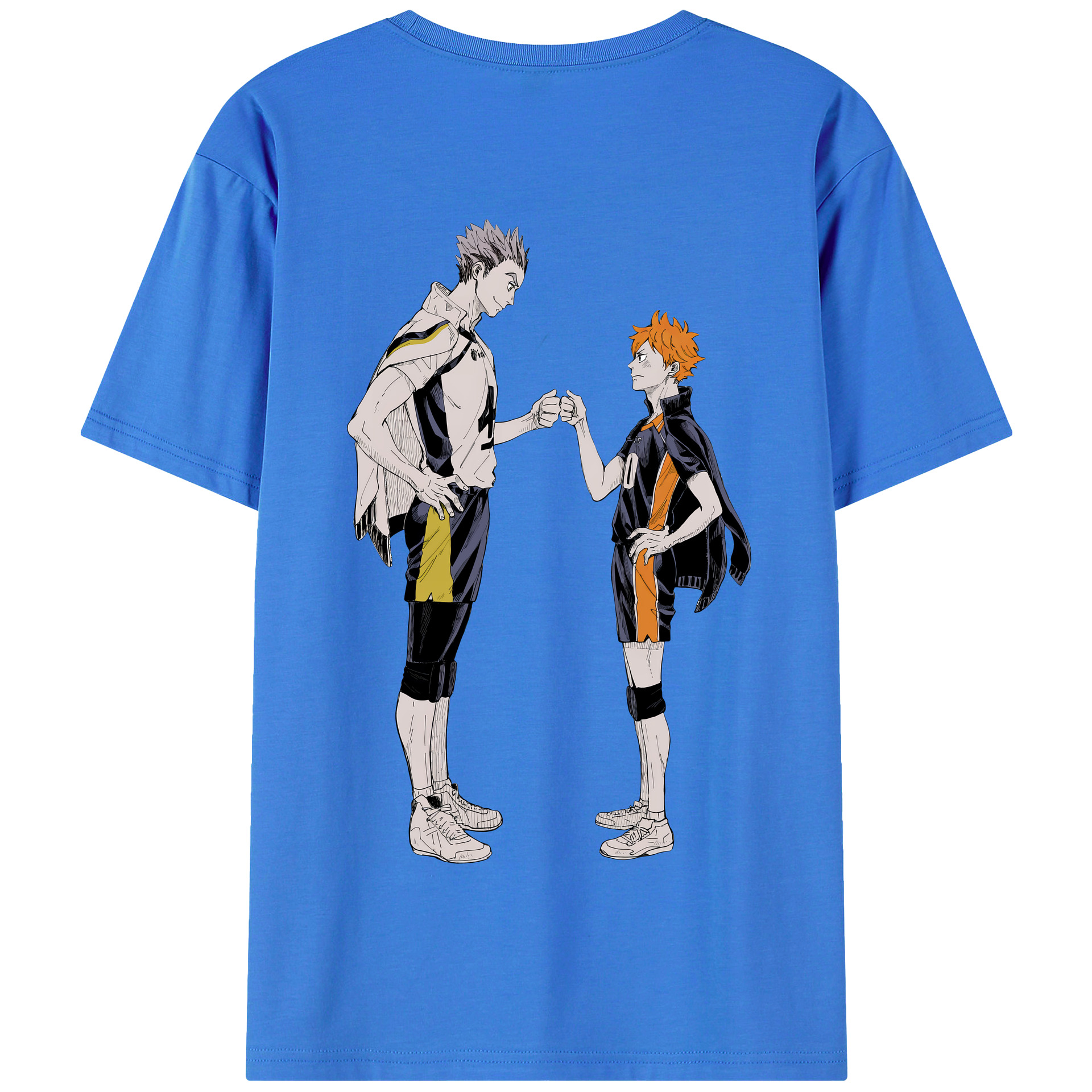 （画像用） ハイキュー!! Haikyu!! 綿100％半袖Tシャツ（背面プリント）
