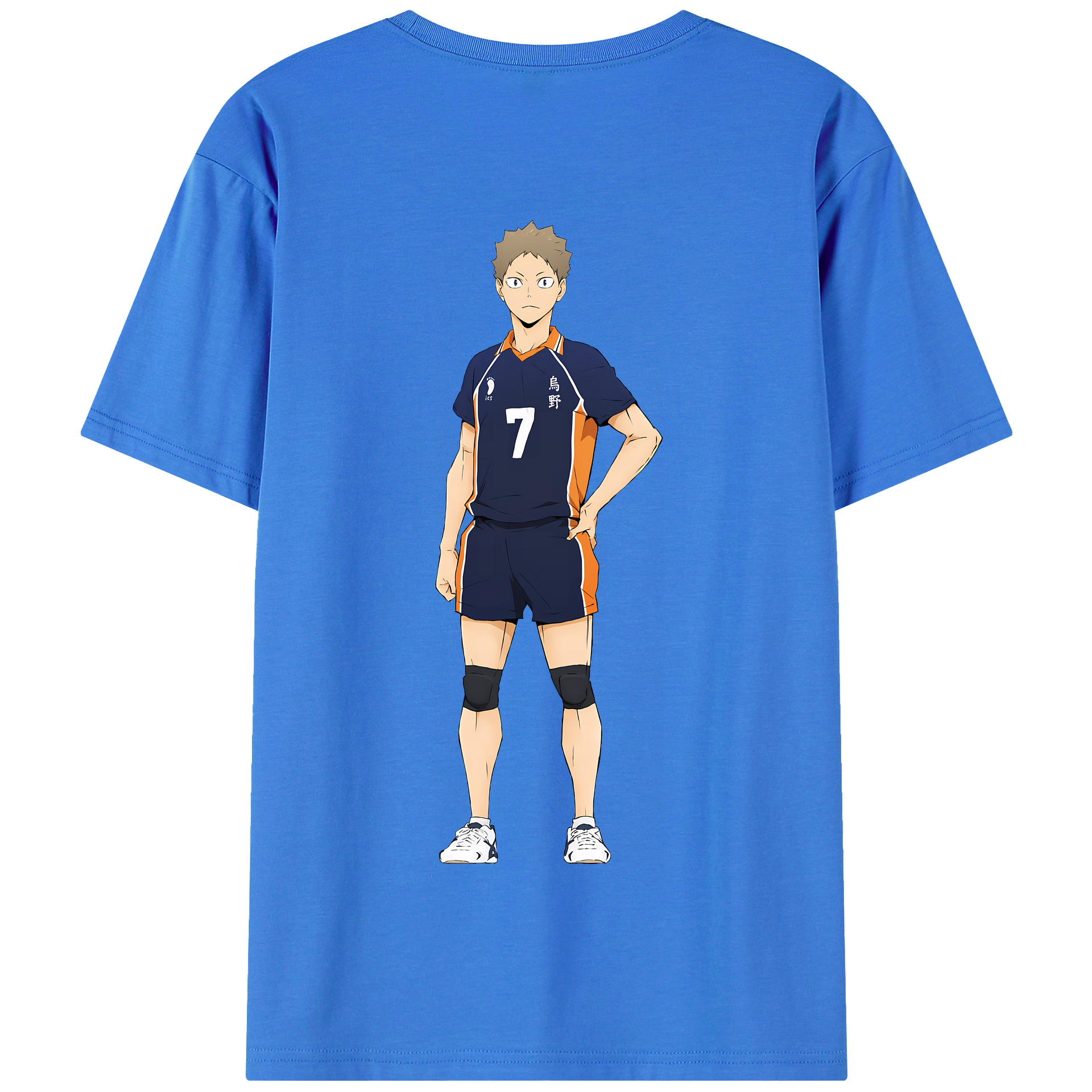 （画像用） ハイキュー!! Haikyu!! 綿100％半袖Tシャツ（背面プリント）