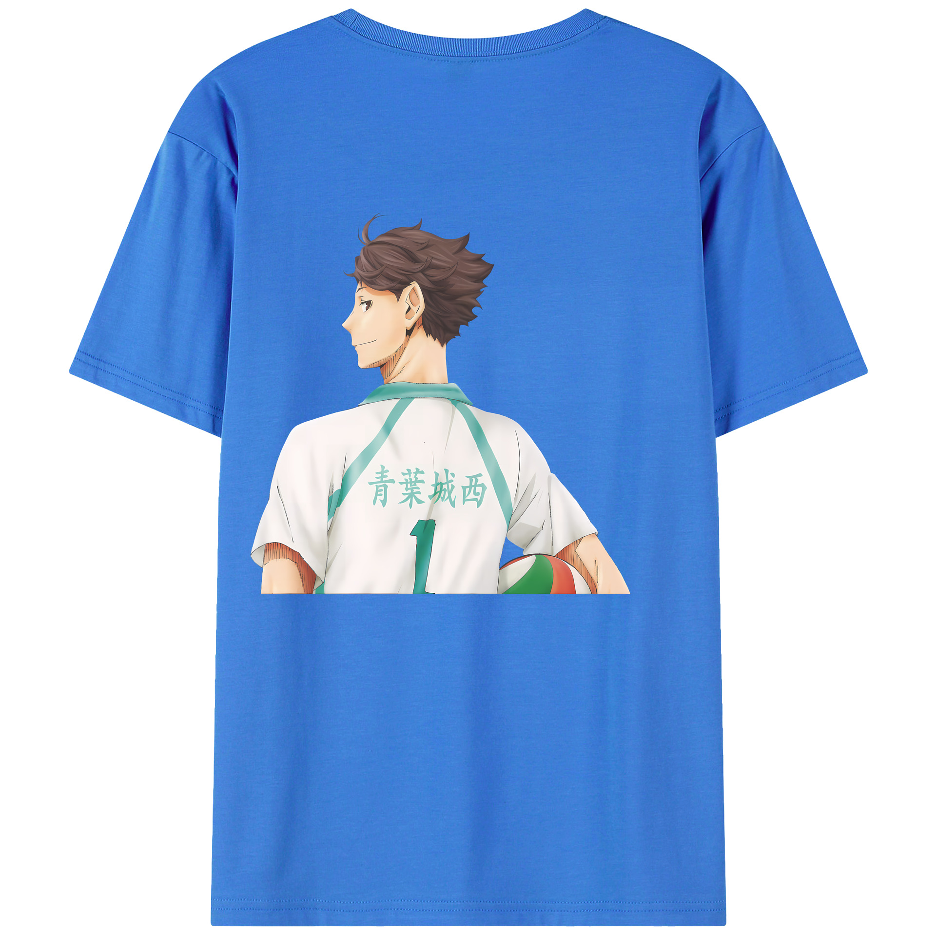 （画像用） ハイキュー!! Haikyu!! 綿100％半袖Tシャツ（背面プリント）