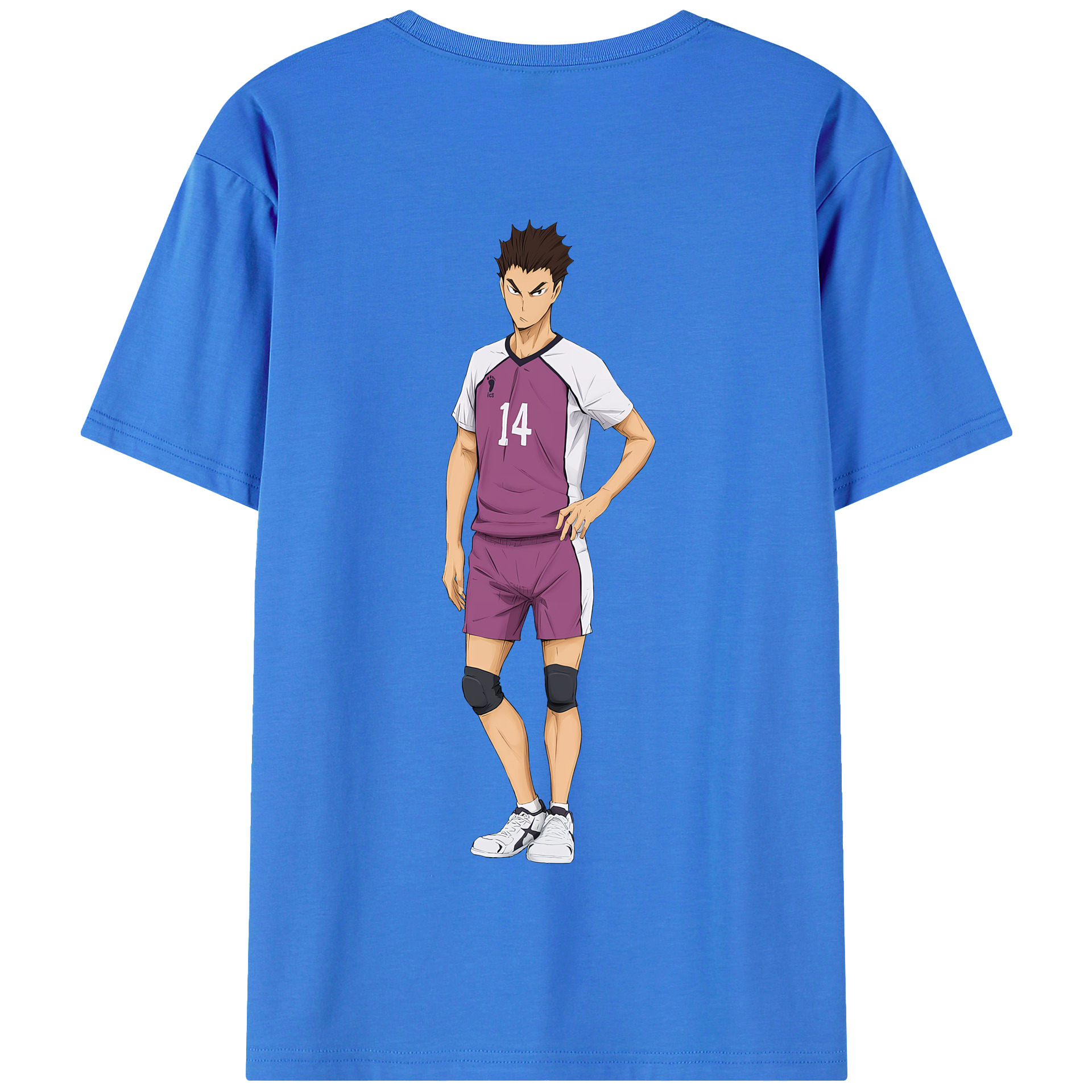 （画像用） ハイキュー!! Haikyu!! 綿100％半袖Tシャツ（背面プリント）