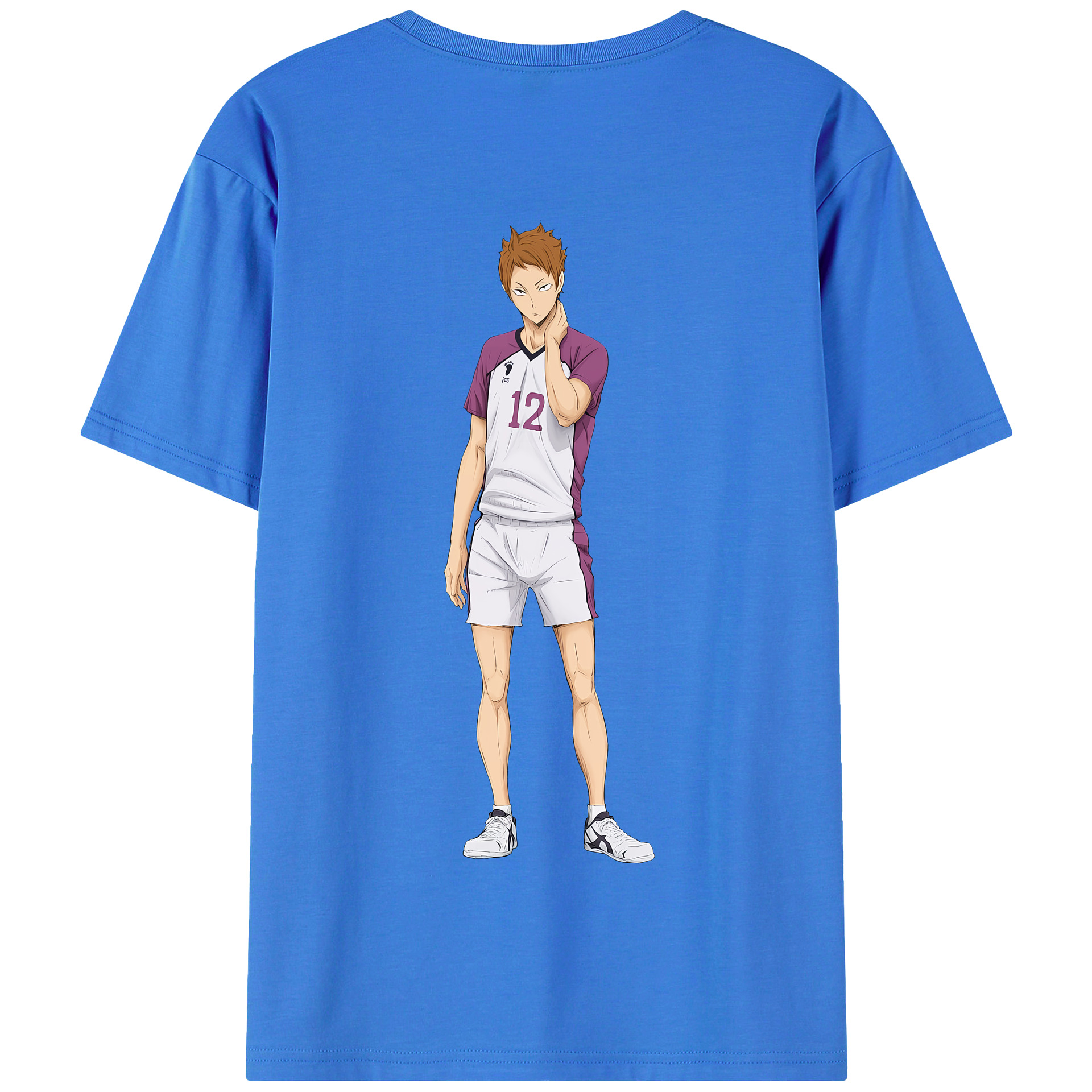 （画像用） ハイキュー!! Haikyu!! 綿100％半袖Tシャツ（背面プリント）