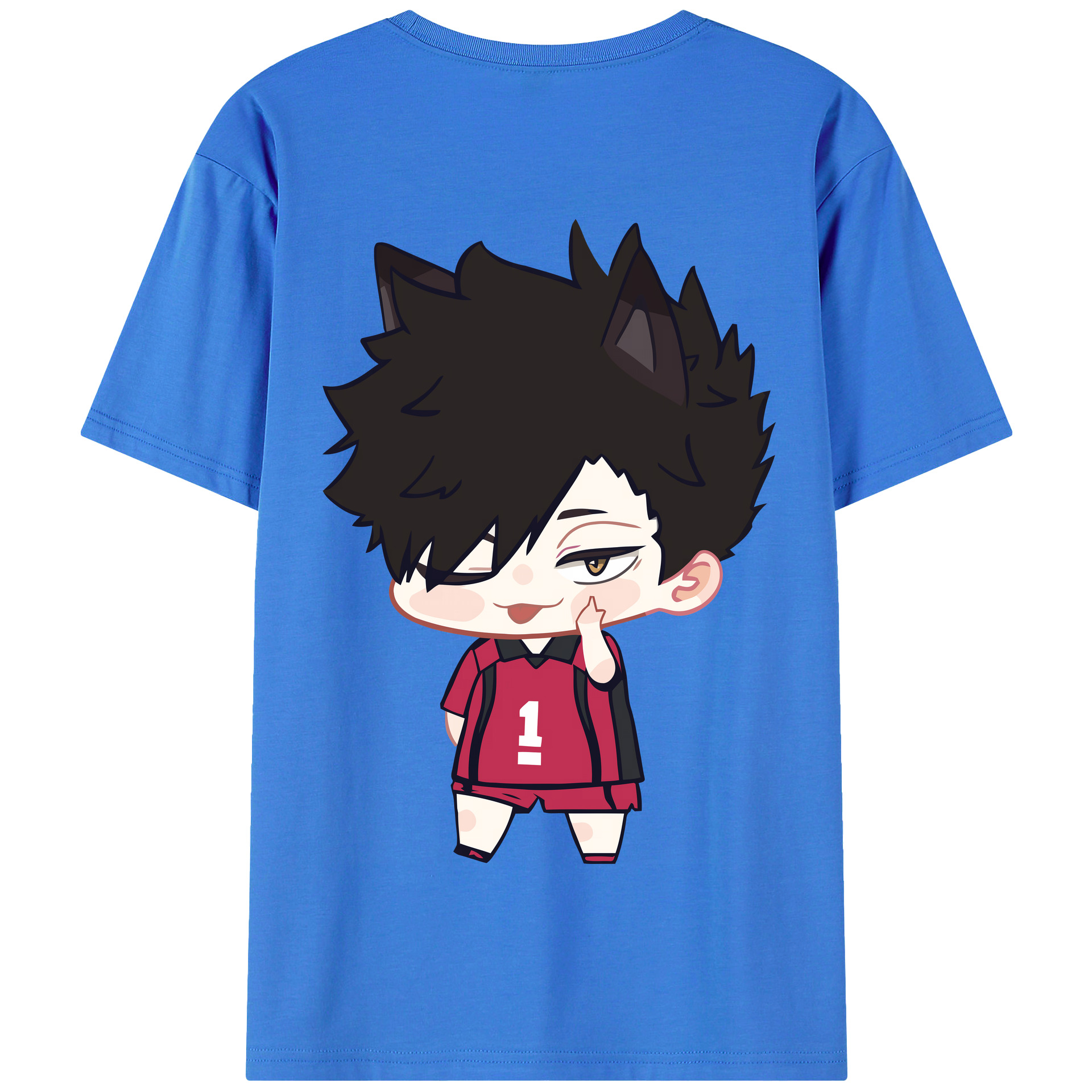 （画像用） ハイキュー!! Haikyu!! 綿100％半袖Tシャツ（背面プリント）