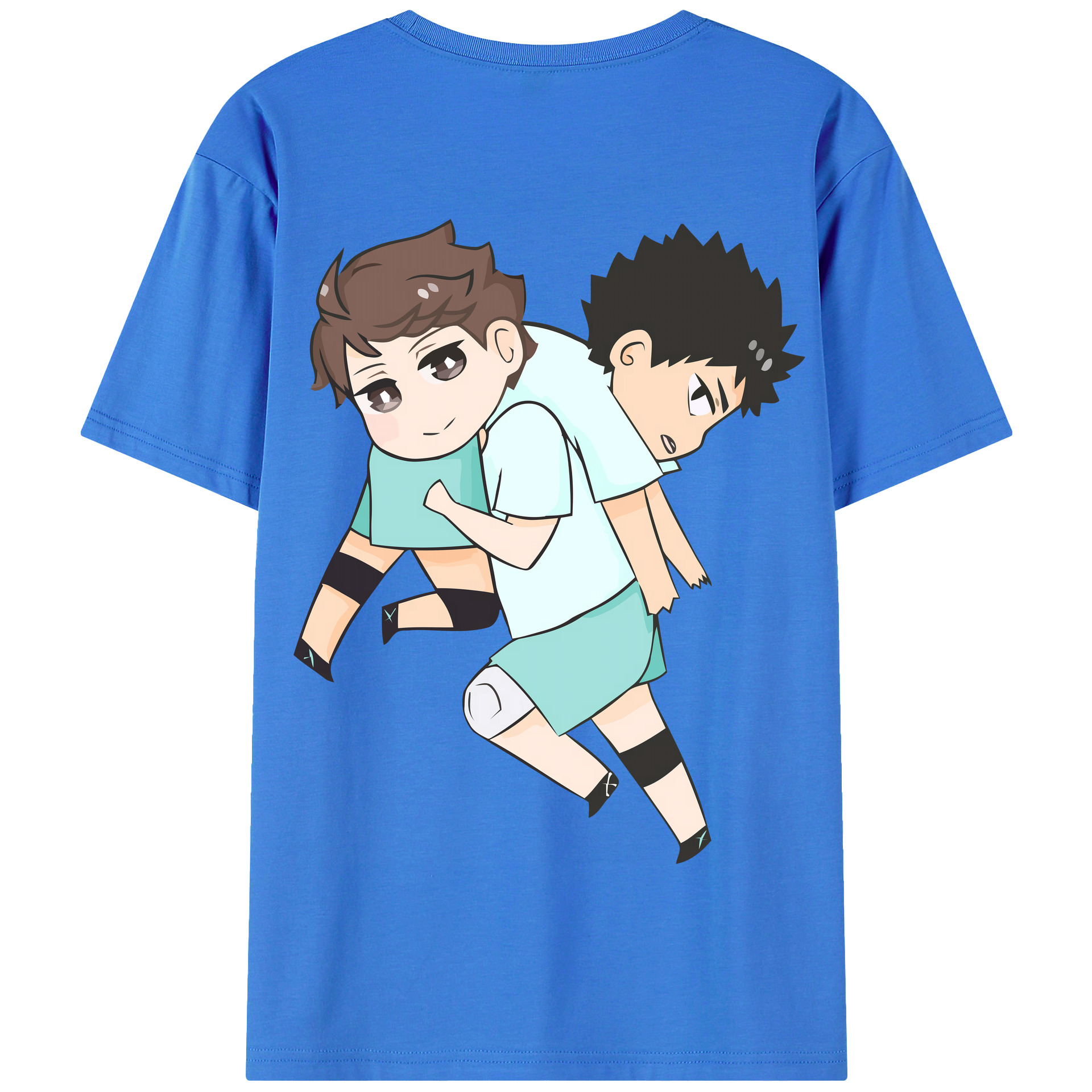 （画像用） ハイキュー!! Haikyu!! 綿100％半袖Tシャツ（背面プリント）
