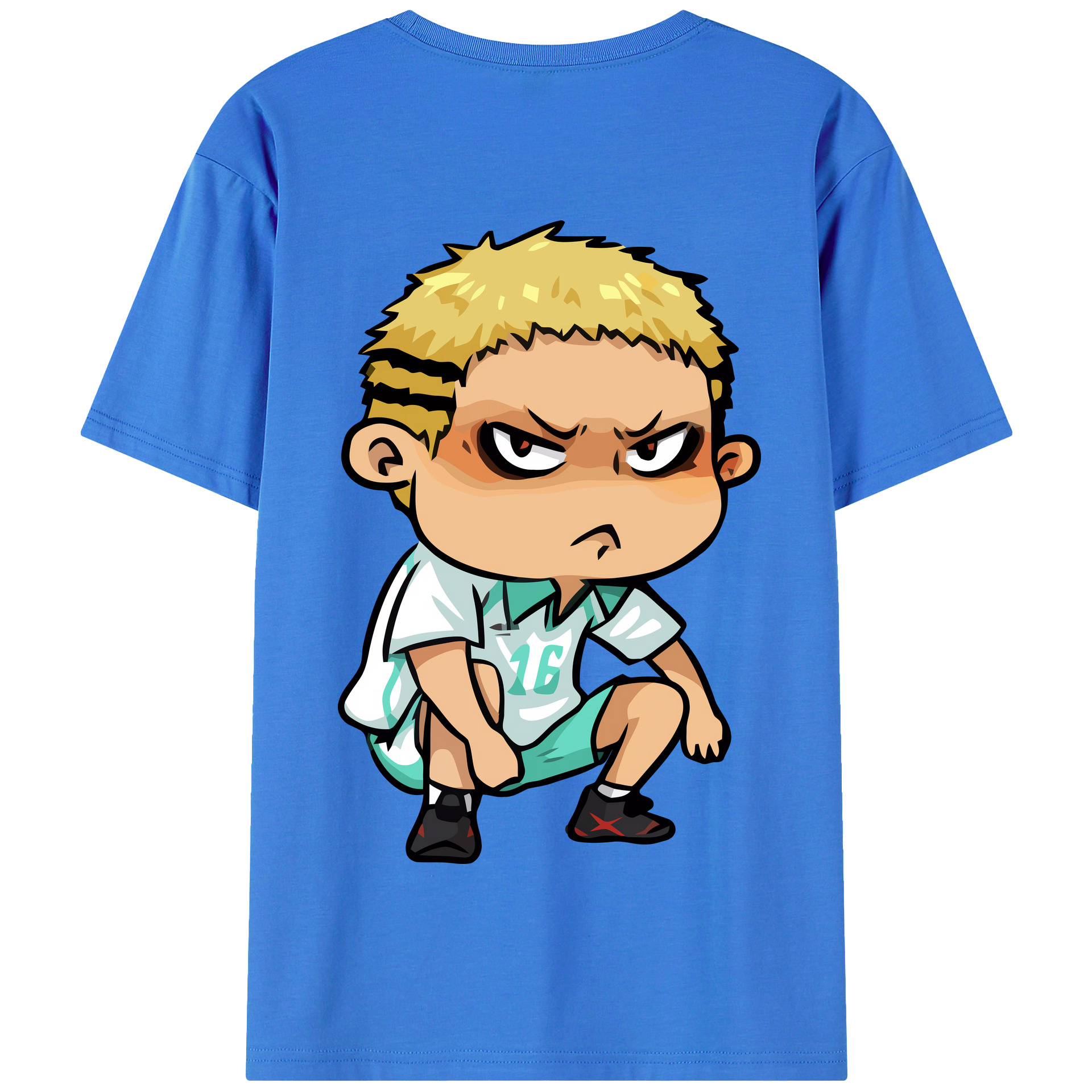 （画像用） ハイキュー!! Haikyu!! 綿100％半袖Tシャツ（背面プリント）