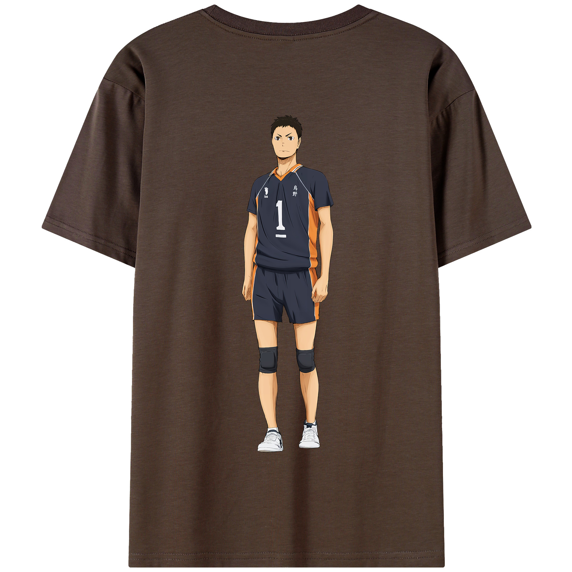 （画像用） ハイキュー!! Haikyu!! 綿100％半袖Tシャツ（背面プリント）