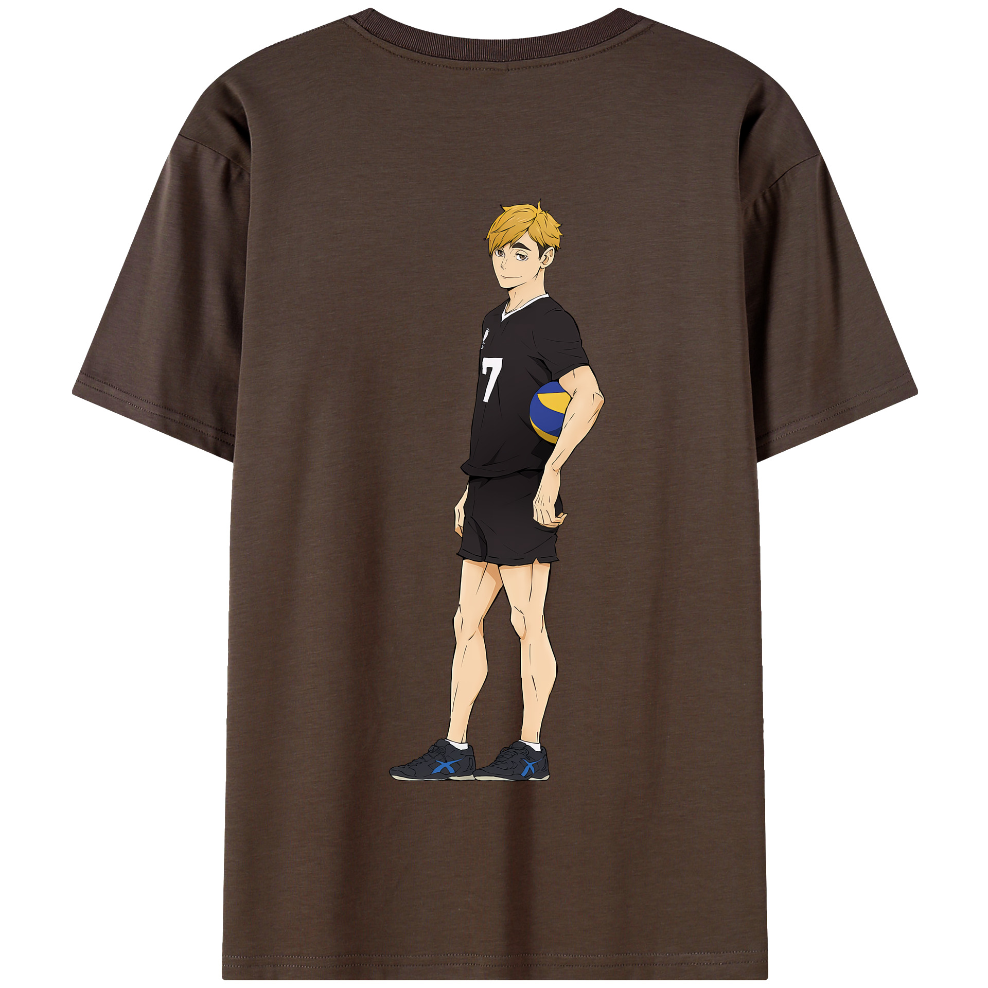 （画像用） ハイキュー!! Haikyu!! 綿100％半袖Tシャツ（背面プリント）