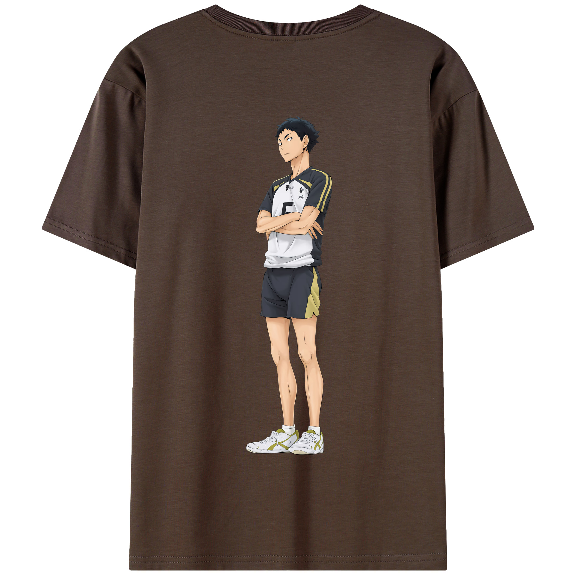 （画像用） ハイキュー!! Haikyu!! 綿100％半袖Tシャツ（背面プリント）