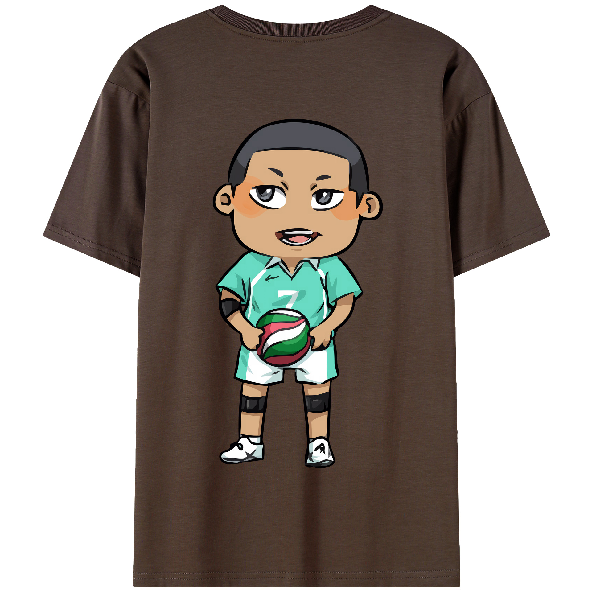 （画像用） ハイキュー!! Haikyu!! 綿100％半袖Tシャツ（背面プリント）