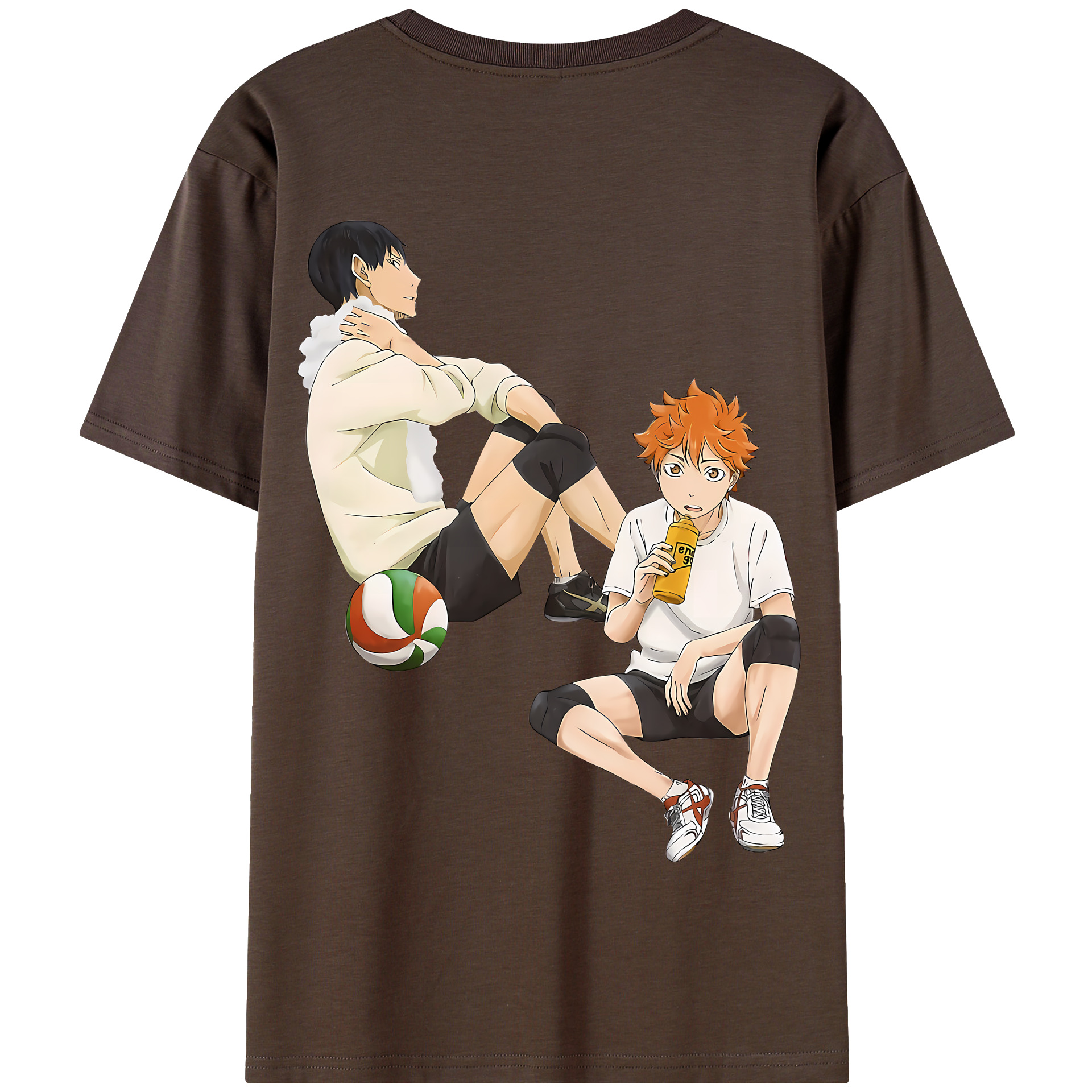 （画像用） ハイキュー!! Haikyu!! 綿100％半袖Tシャツ（背面プリント）