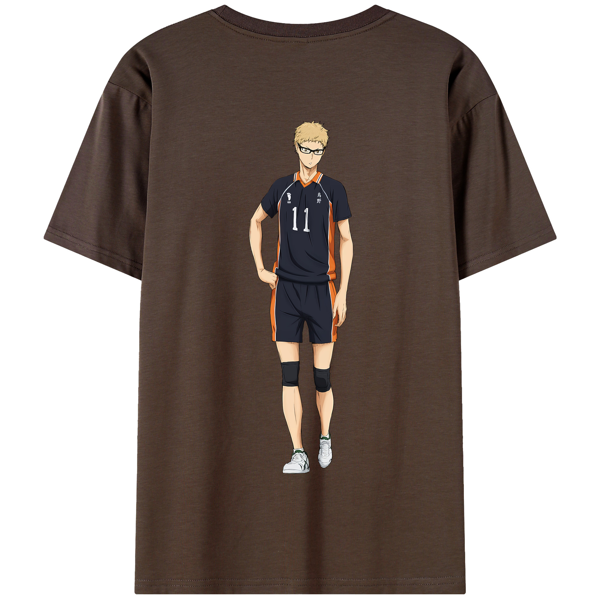 （画像用） ハイキュー!! Haikyu!! 綿100％半袖Tシャツ（背面プリント）