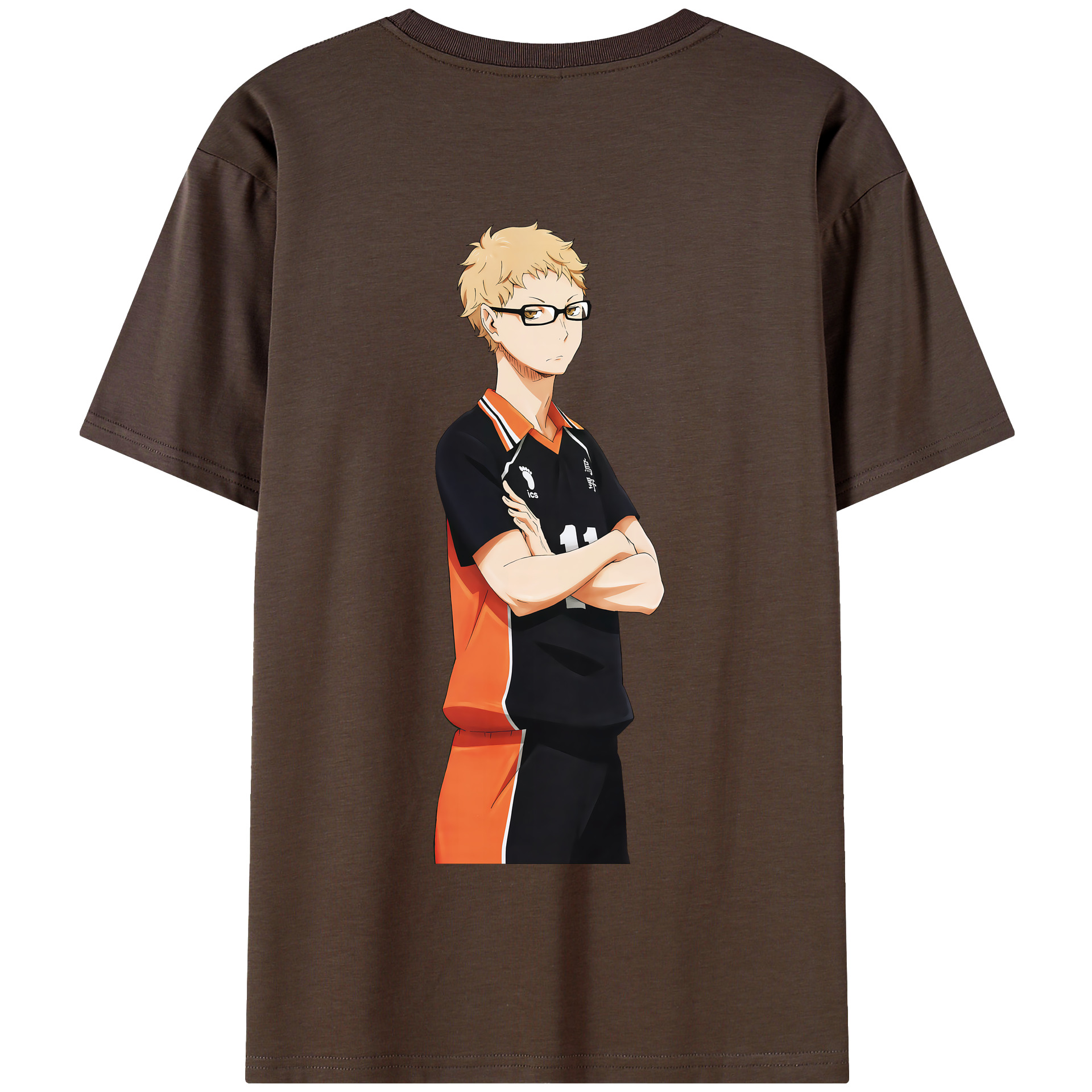 （画像用） ハイキュー!! Haikyu!! 綿100％半袖Tシャツ（背面プリント）