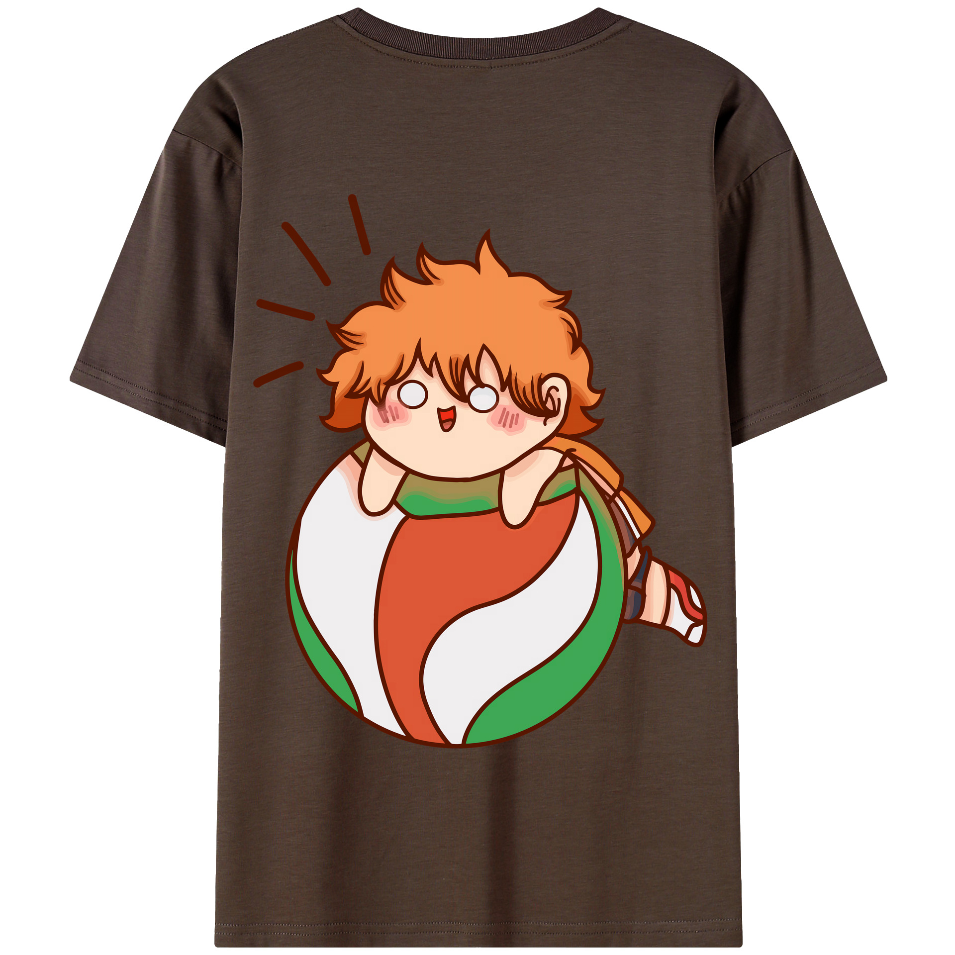 （画像用） ハイキュー!! Haikyu!! 綿100％半袖Tシャツ（背面プリント）