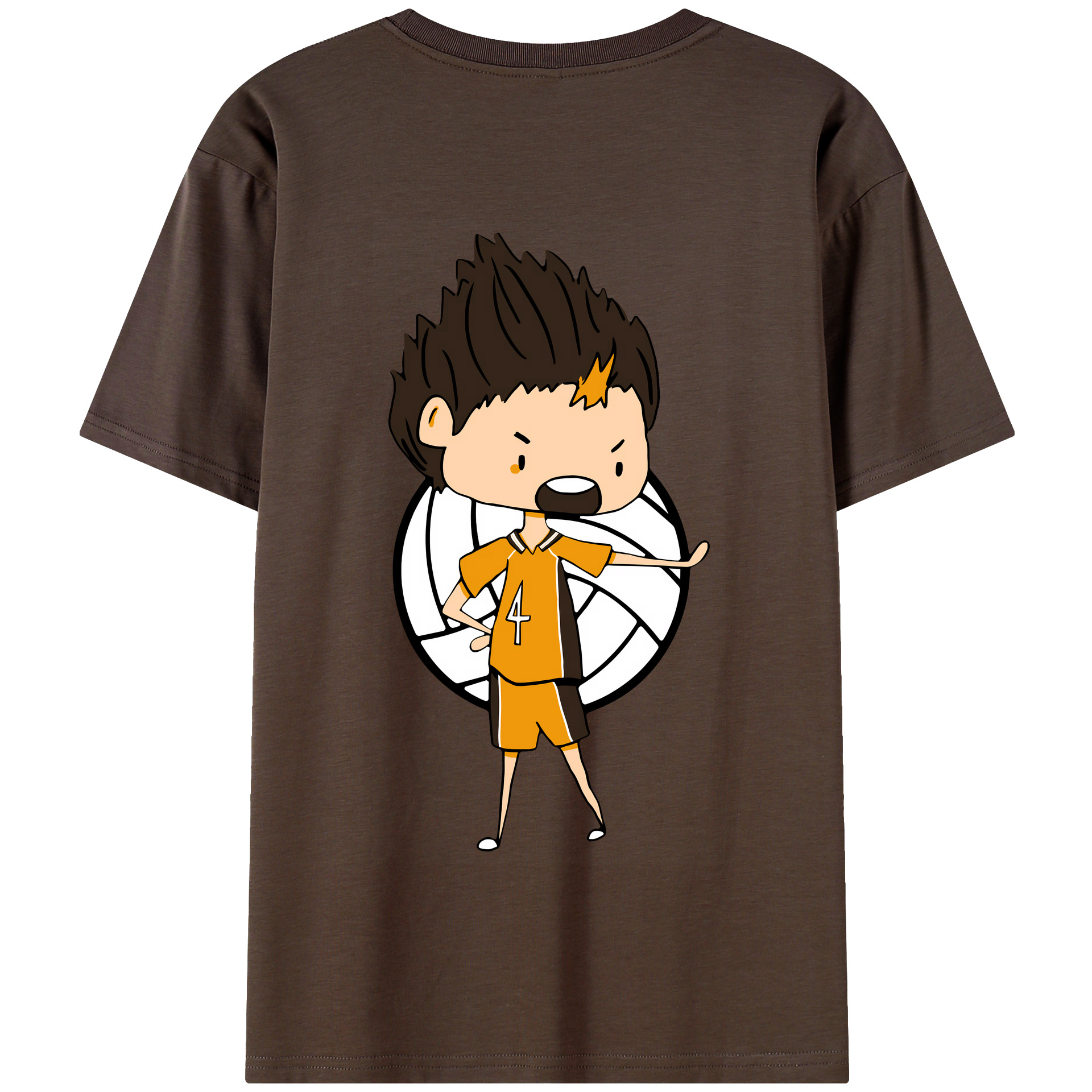 （画像用） ハイキュー!! Haikyu!! 綿100％半袖Tシャツ（背面プリント）
