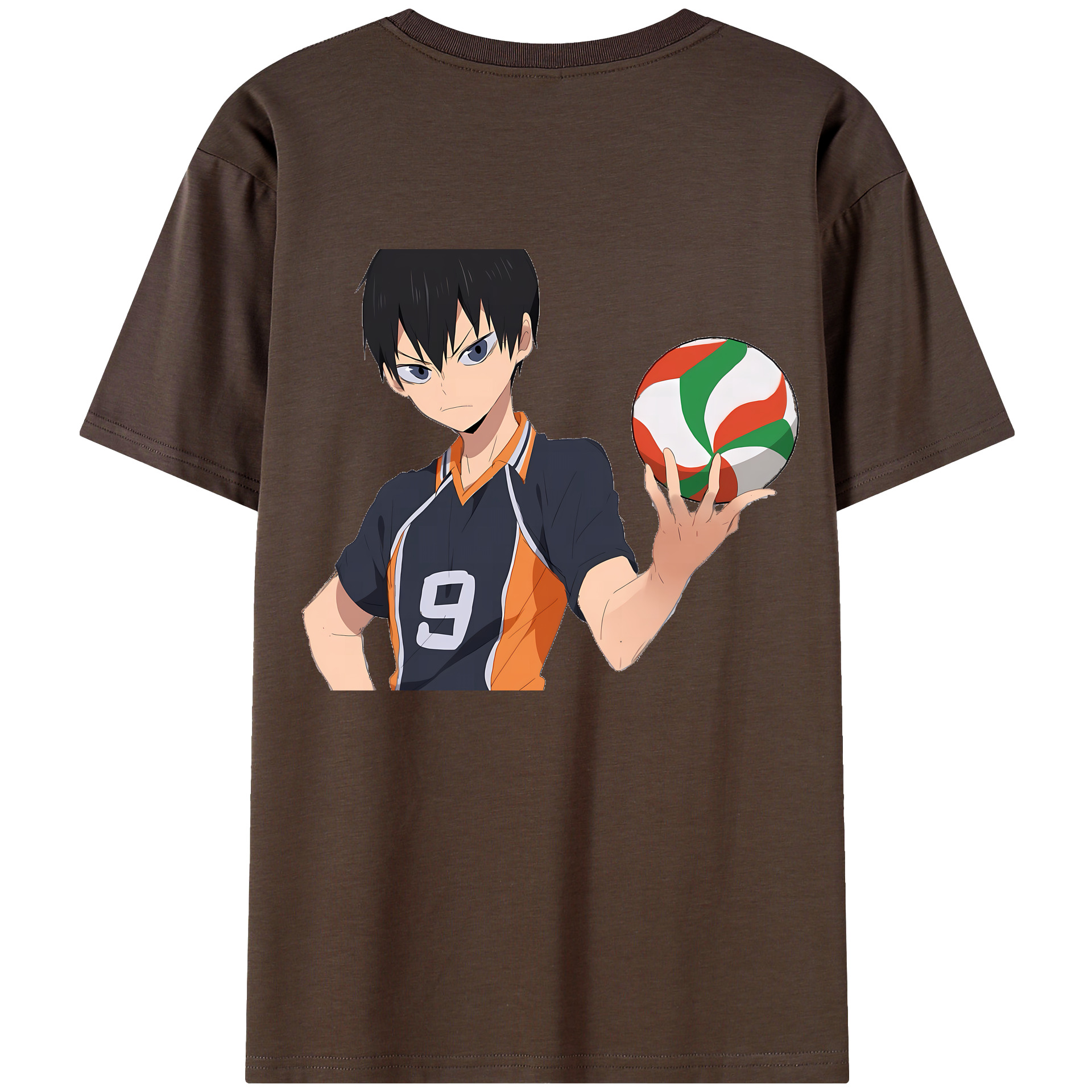 （画像用） ハイキュー!! Haikyu!! 綿100％半袖Tシャツ（背面プリント）