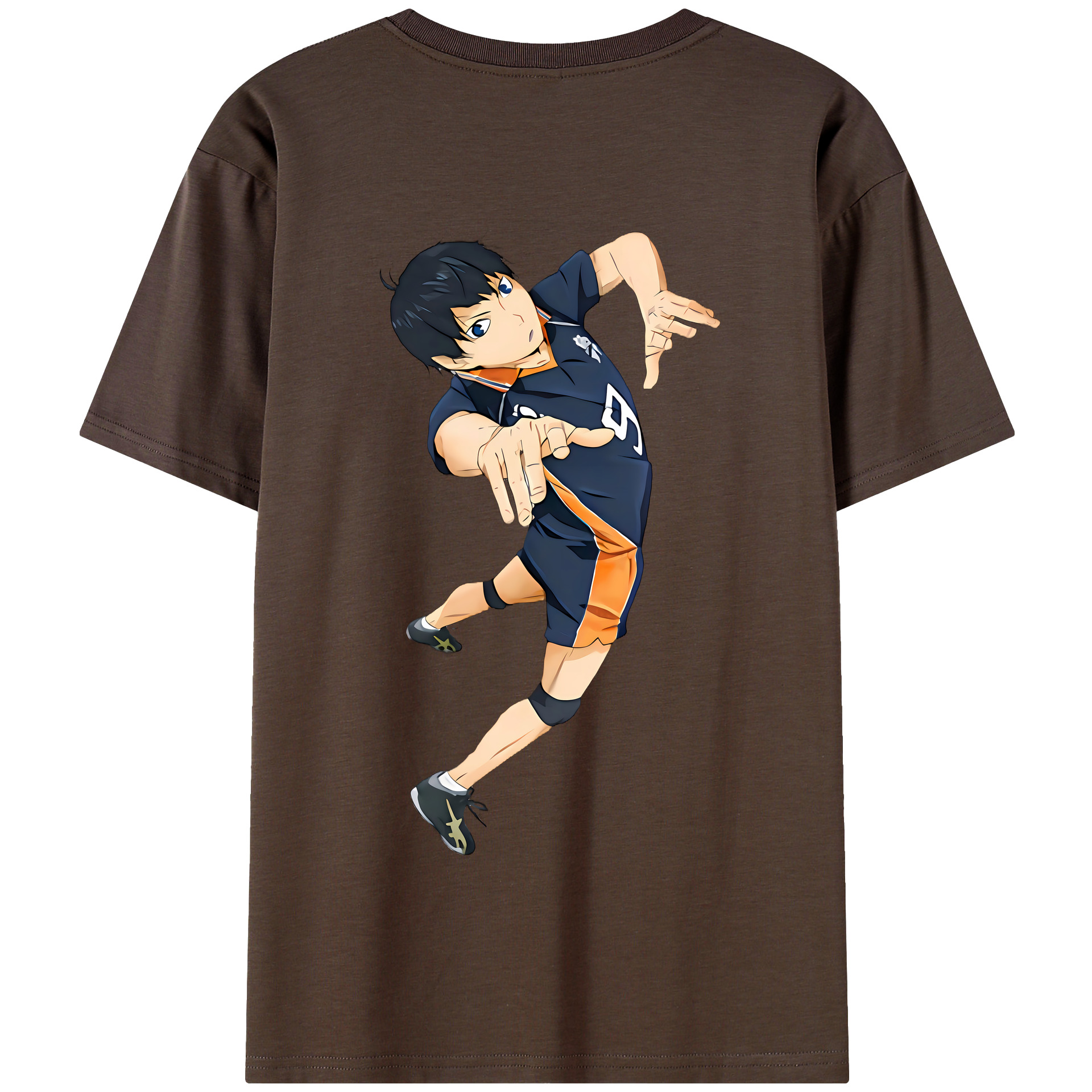 （画像用） ハイキュー!! Haikyu!! 綿100％半袖Tシャツ（背面プリント）