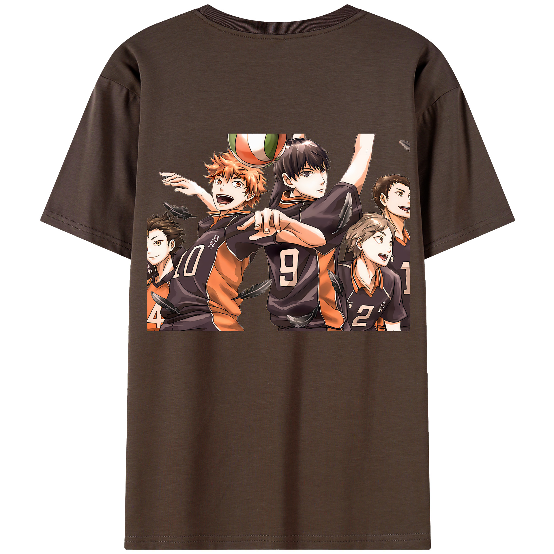 （画像用） ハイキュー!! Haikyu!! 綿100％半袖Tシャツ（背面プリント）