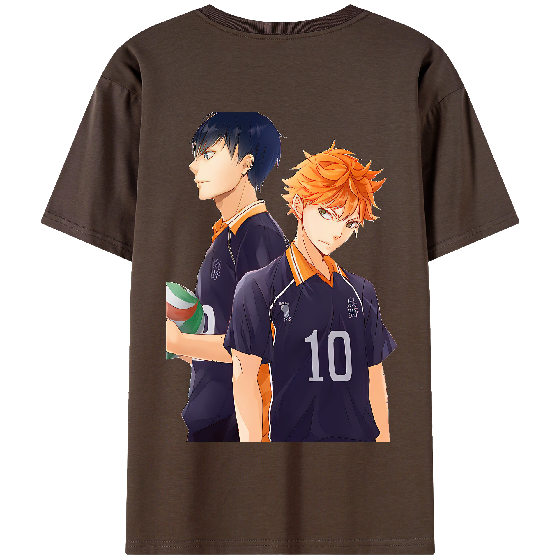 （画像用） ハイキュー!! Haikyu!! 綿100％半袖Tシャツ（背面プリント）