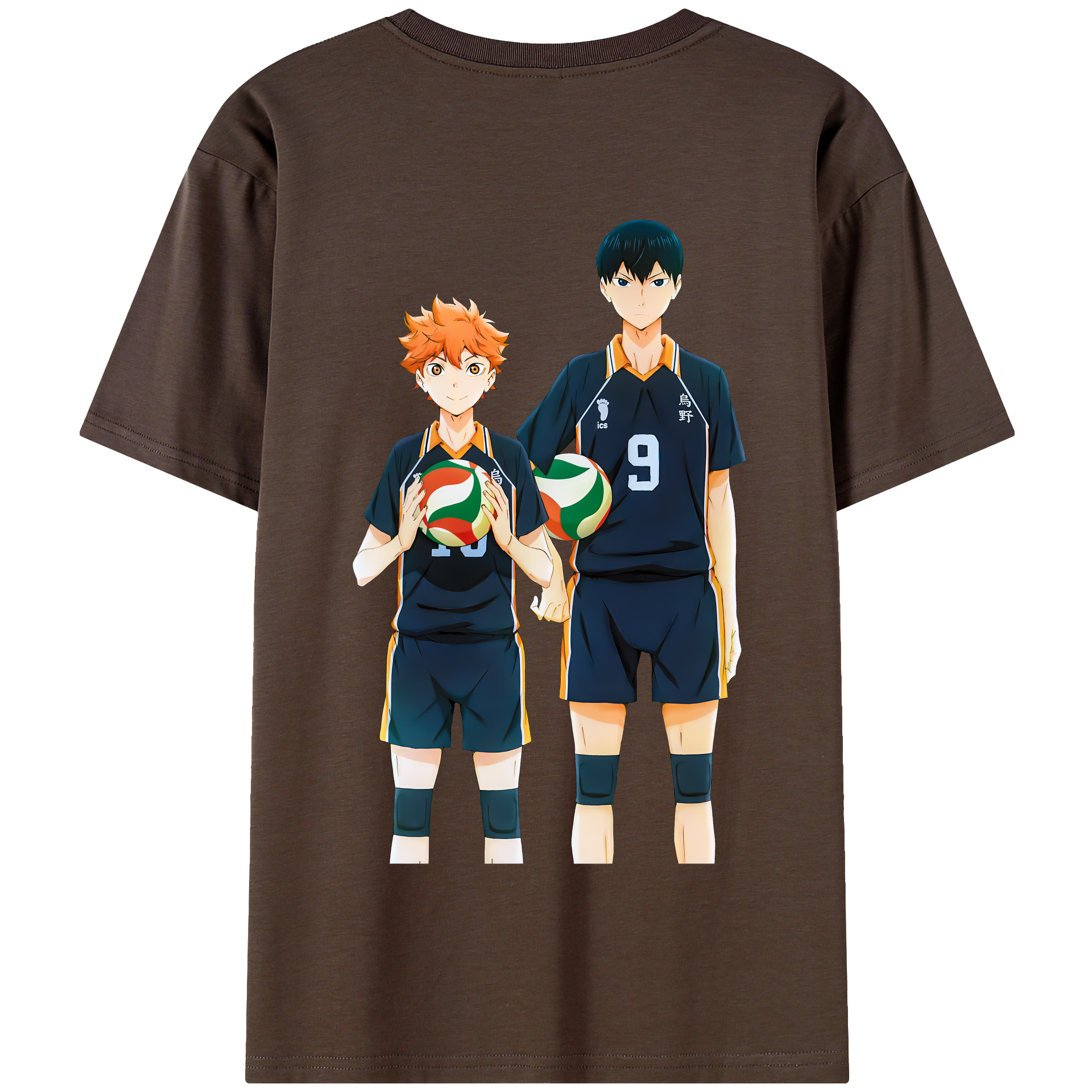 （画像用） ハイキュー!! Haikyu!! 綿100％半袖Tシャツ（背面プリント）