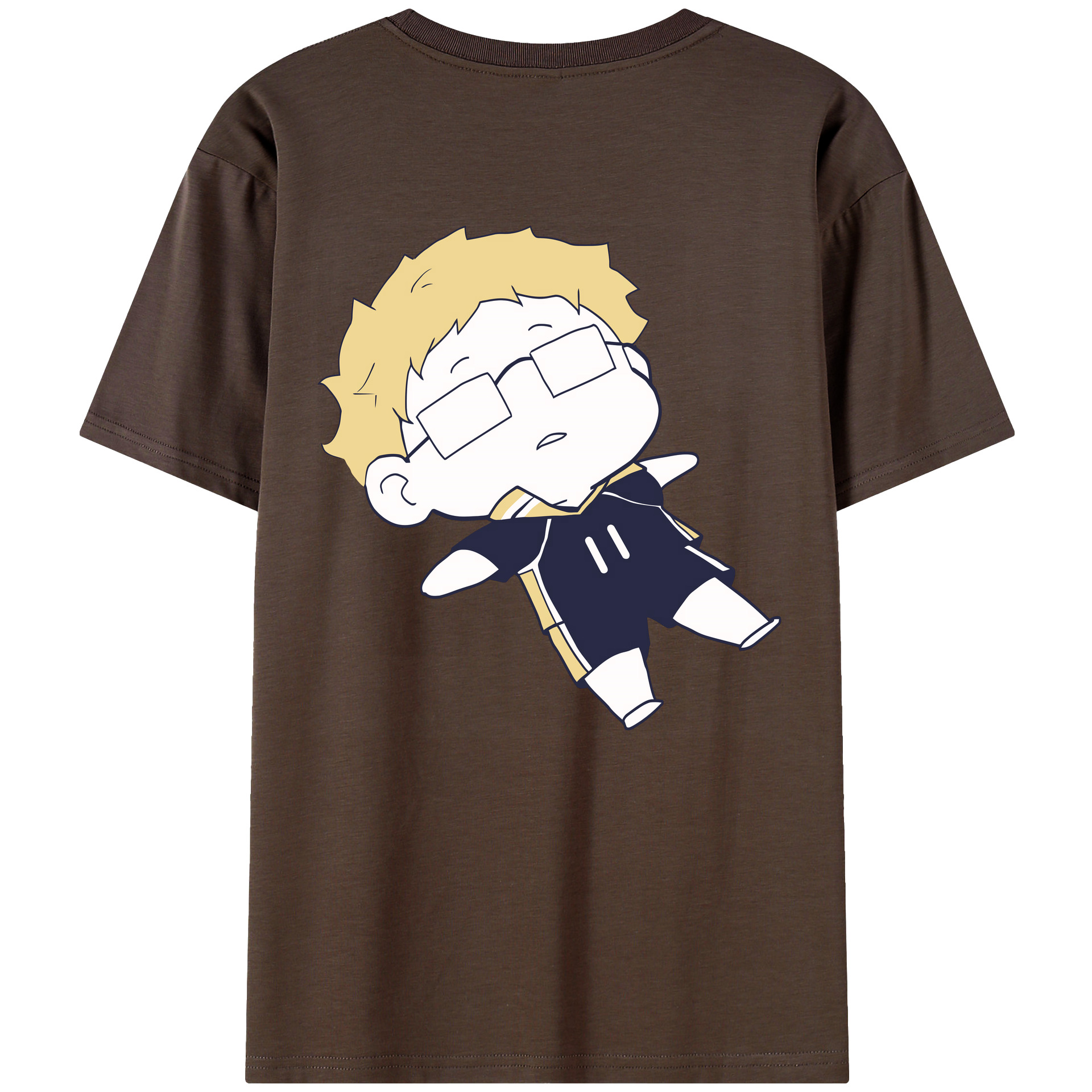 （画像用） ハイキュー!! Haikyu!! 綿100％半袖Tシャツ（背面プリント）
