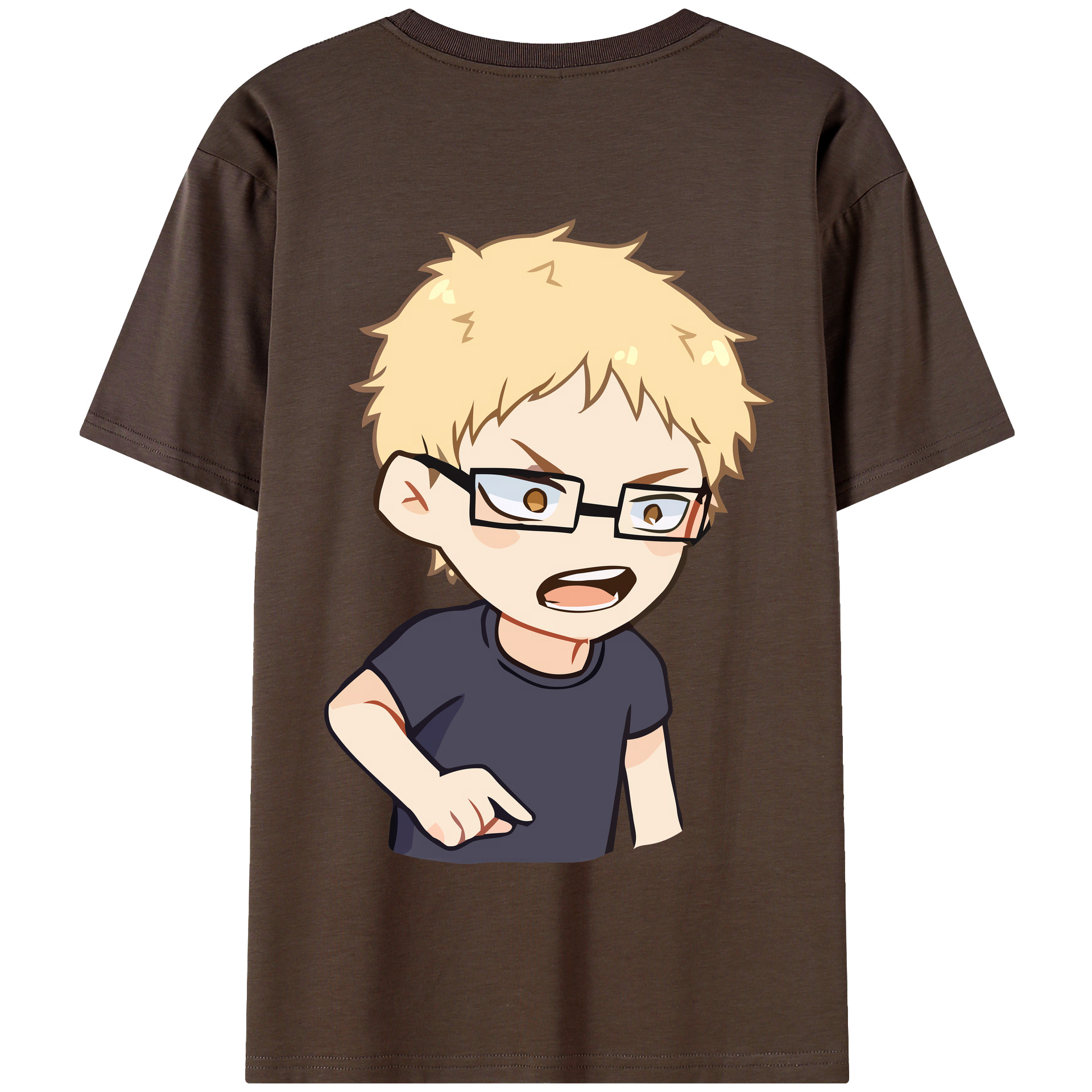 （画像用） ハイキュー!! Haikyu!! 綿100％半袖Tシャツ（背面プリント）