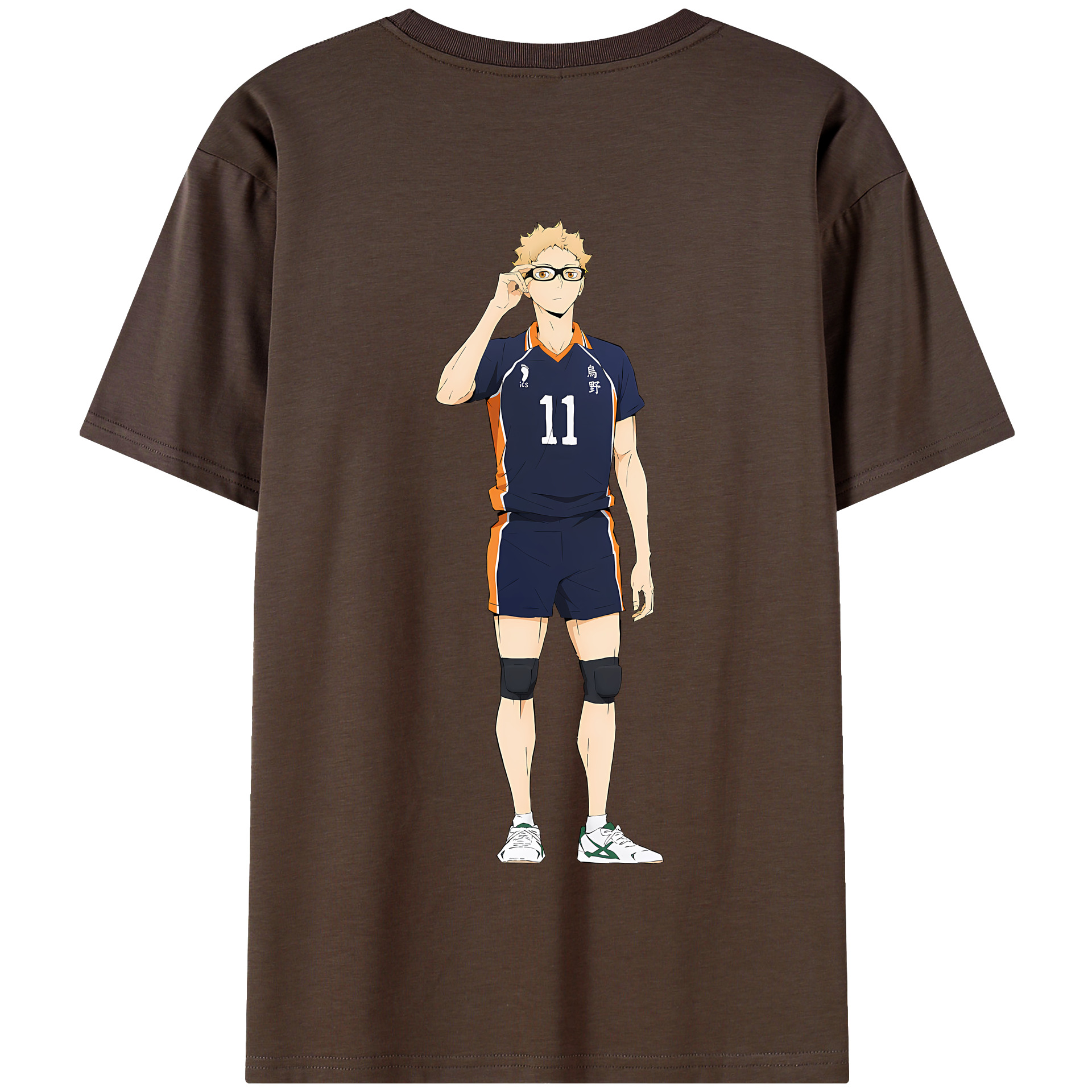 （画像用） ハイキュー!! Haikyu!! 綿100％半袖Tシャツ（背面プリント）